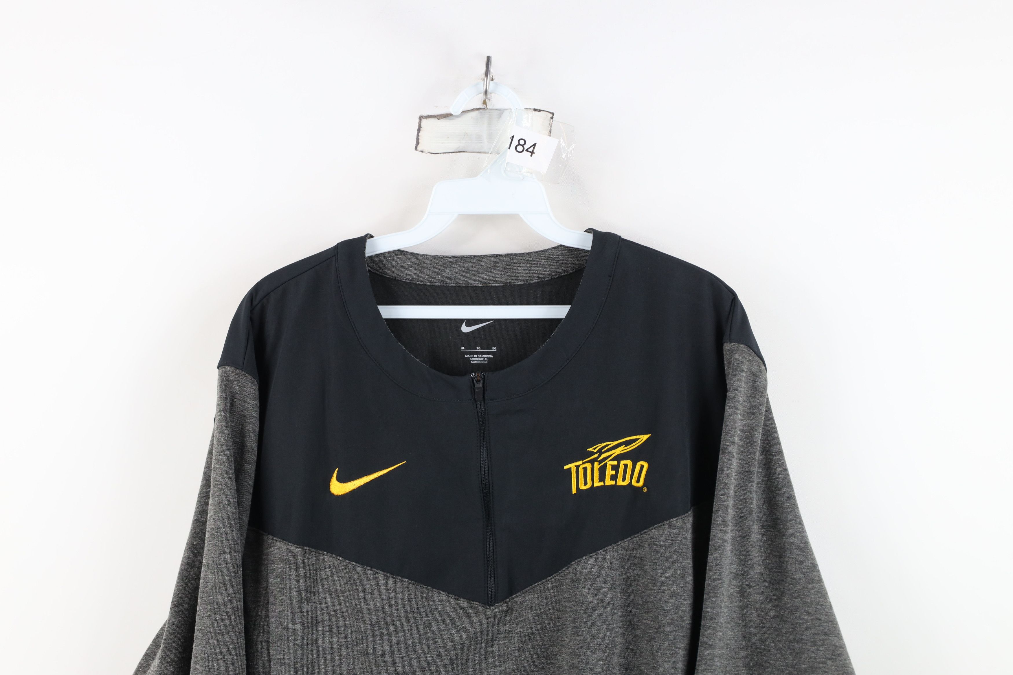 Nike Nike University of Toledo Athletics Half Zip Pullover Jacket Size US XL / EU 56 / 4 - 2 Thumbnail