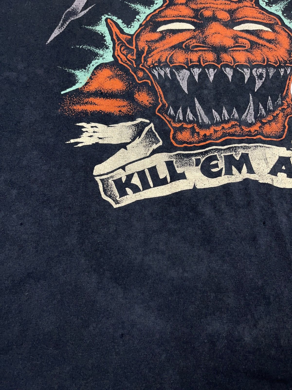 Metallica Vintage 90s Metallica Kill Em All T-shirt Slayer Pantera Size US XL / EU 56 / 4 - 3 Thumbnail