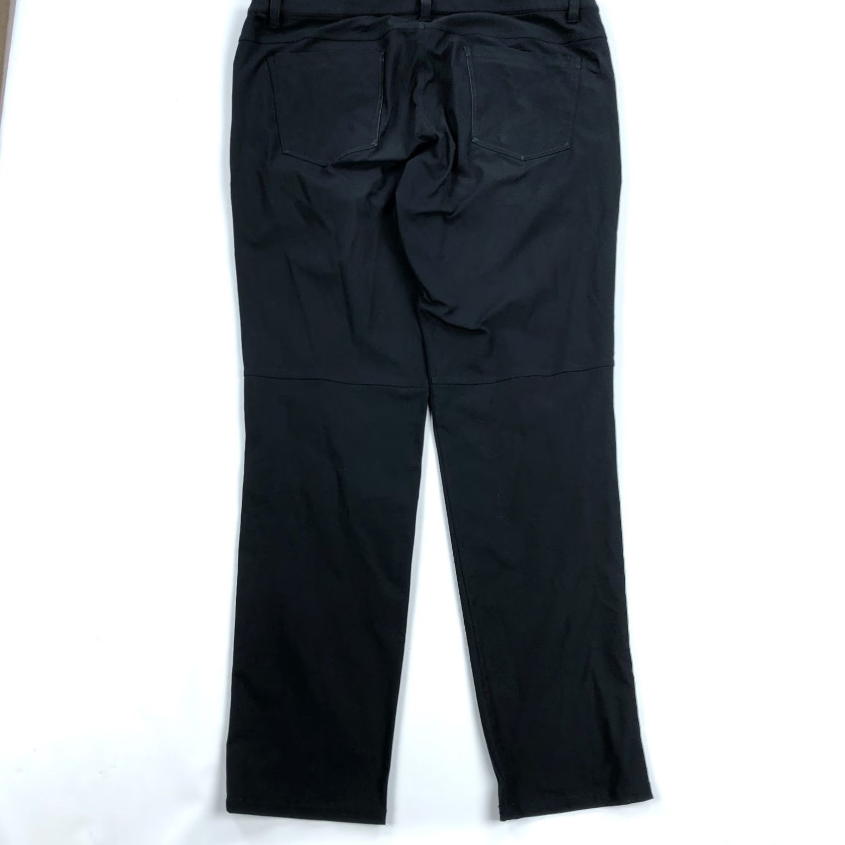 Lululemon Lululemon Pants Mens 36 x33 ABC Classic-Fit 5 Pocket Warpstreme Black City Preppy Chino Pants Mens size 36 33in Black Size US 36 / EU 52 - 3 Thumbnail