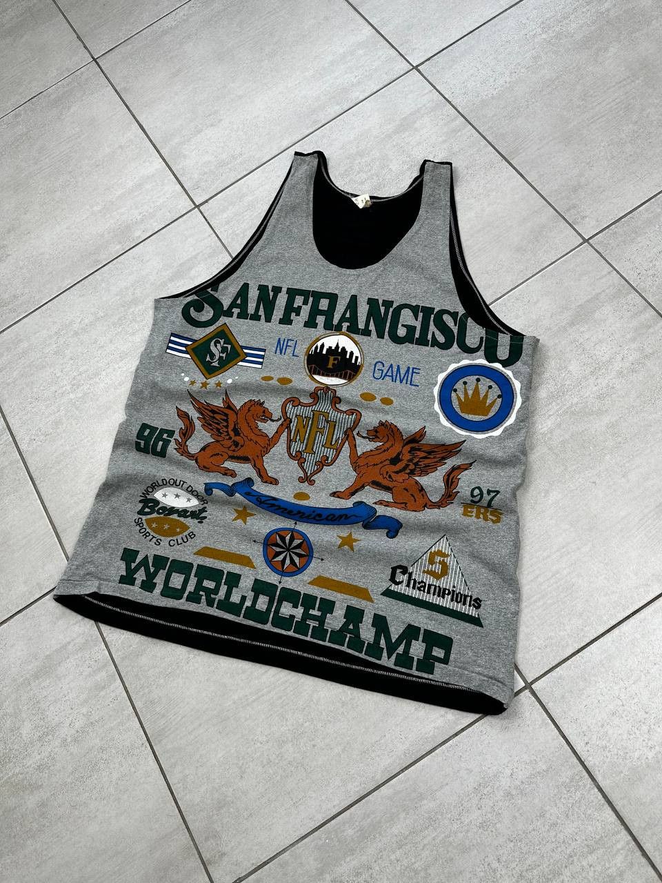 NFL × Vintage Rare NFL San Francisco 1996 Champions 97ers Jersey Size US L / EU 52-54 / 3 - 3 Thumbnail