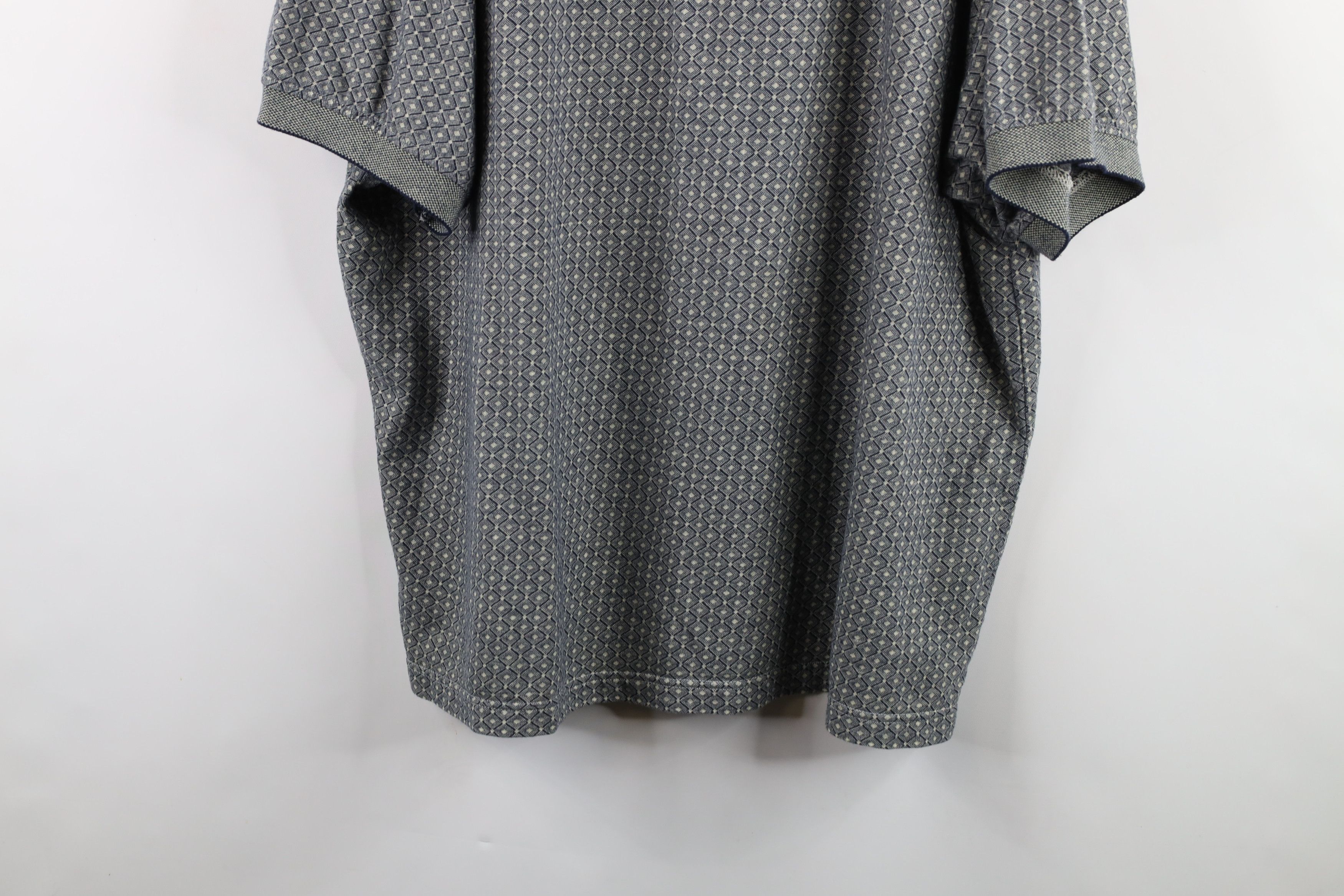 Vintage Vintage 90s Streetwear Diamond Knit Collared Golf Polo Shirt Size US XL / EU 56 / 4 - 3 Thumbnail