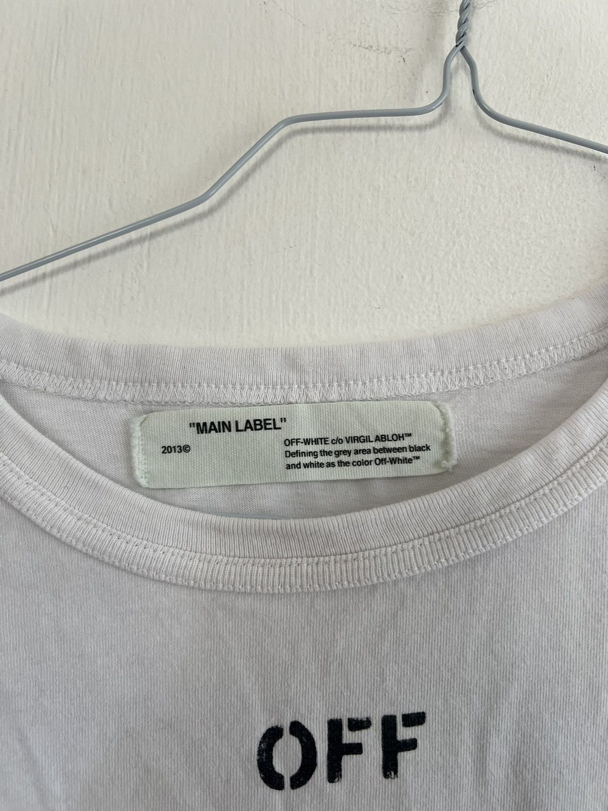 Off-White Off white spray paint TEE Size US S / EU 44-46 / 1 - 12 Thumbnail