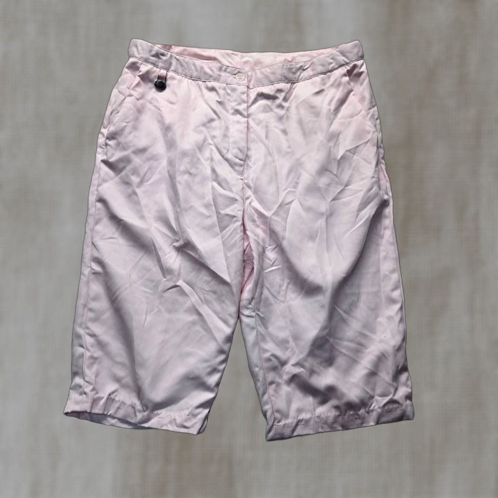 Vintage Allyson Whitmore Golf Shorts Solid Light Pink Knee High Adult Women's Size 14 Size 36" / US 14 / IT 50 - 1 Thumbnail