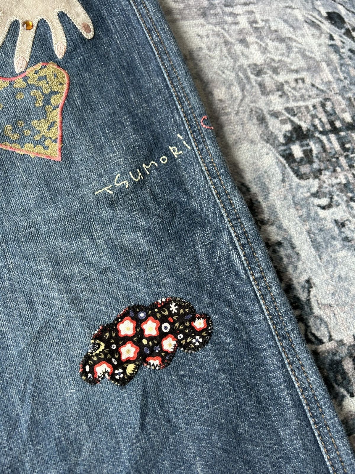 Tsumori Chisato Tsumori Chisato Patchwork Jeans Size US 30 / EU 46 - 6 Thumbnail