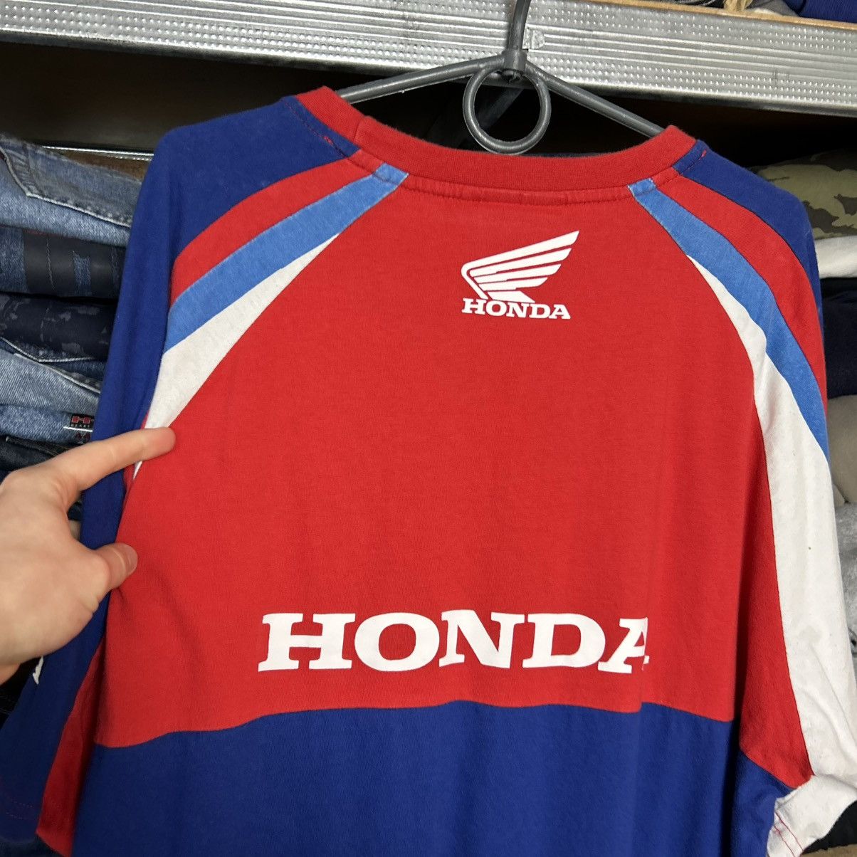 Honda Vintage Honda Racing Big logo Sponsors nascar tee size XXL Size US XXL / EU 58 / 5 - 11 Thumbnail
