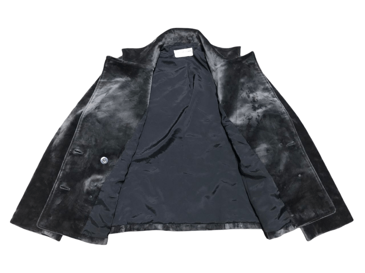 Christian Aujard Liberte Velvet Double Breasted Coat Jacket