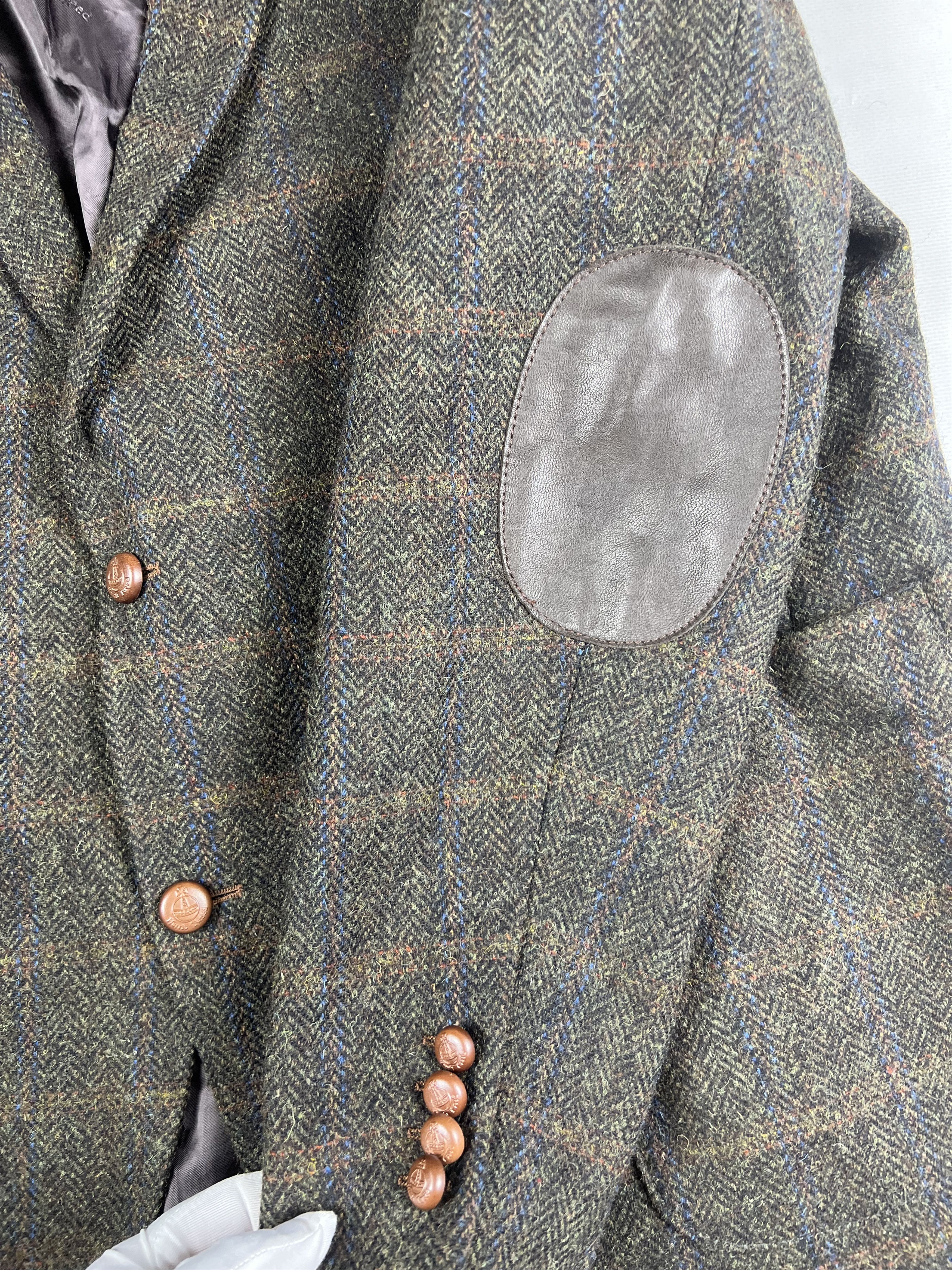 Harris Tweed × Vintage × Vivienne Westwood Vintage Harris Tweed Wool Blazer XL Size 50R - 4 Thumbnail
