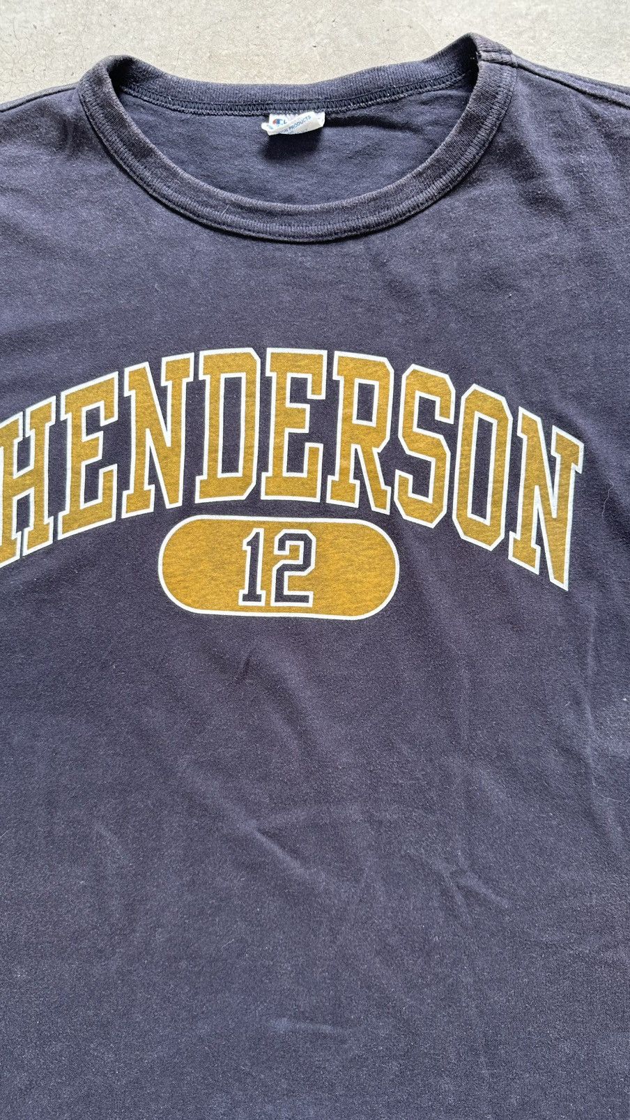 VINTAGE CHAMPION HENDERSON COLLEGIATE TEE
