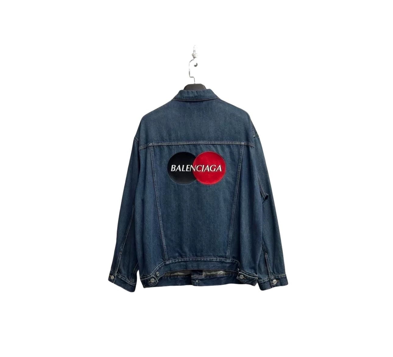 Balenciaga Balenciaga Logo Patch Denim Jacket 34 Size US L / EU 52-54 / 3 - 1 Thumbnail