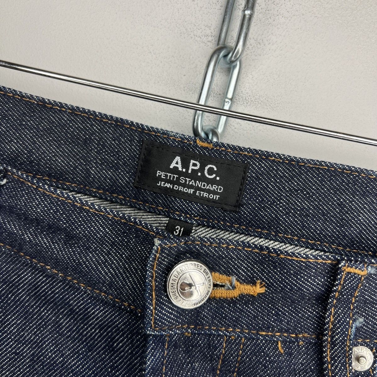 A.P.C. × Designer Men’s 🇫🇷 A.P.C. Petite New Standard Raw Selvedge Denim Sz 31 Size US 31 - 7 Thumbnail