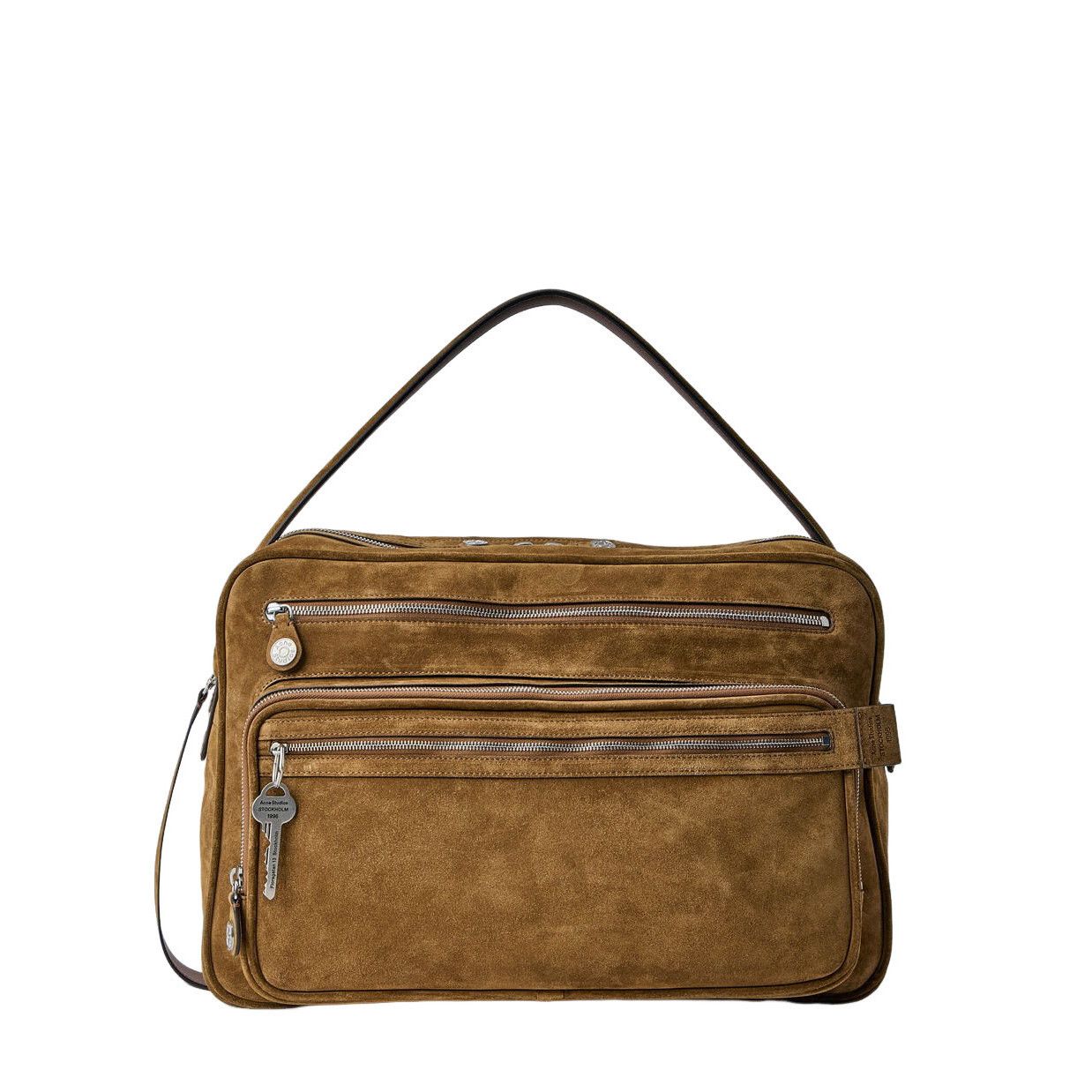 Acne Studios ACNE STUDIOS Camero Camera Cognac Suede Shoulder Bag New & A Size ONE SIZE - 1 Thumbnail