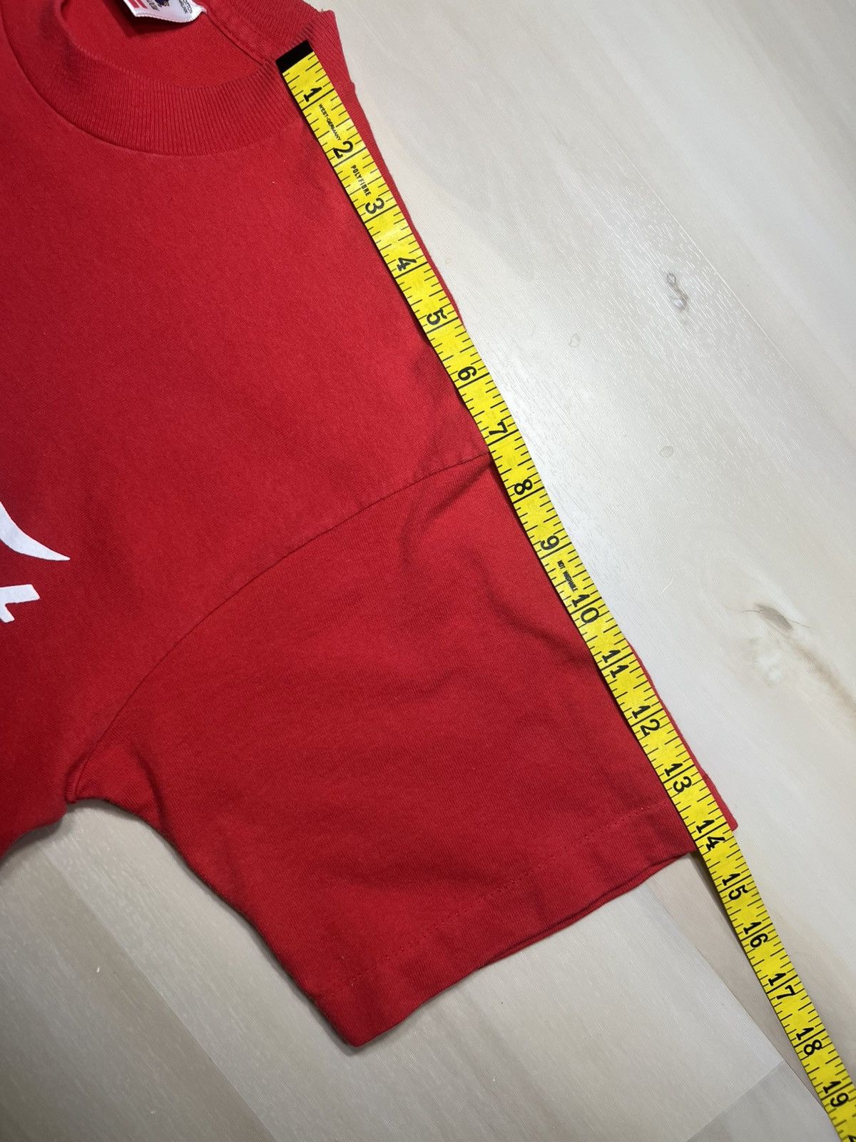 Fruit Of The Loom Jesus Christ Coke Parody Shirt Sz Medium Red Single Stitch Size US M / EU 48-50 / 2 - 5 Thumbnail