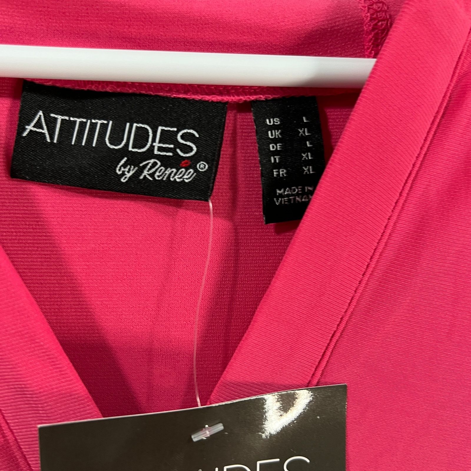 Other Attitudes by Renee Como Jersey Hooded Sleeveless Top Size L / US 10 / IT 46 - 3 Thumbnail