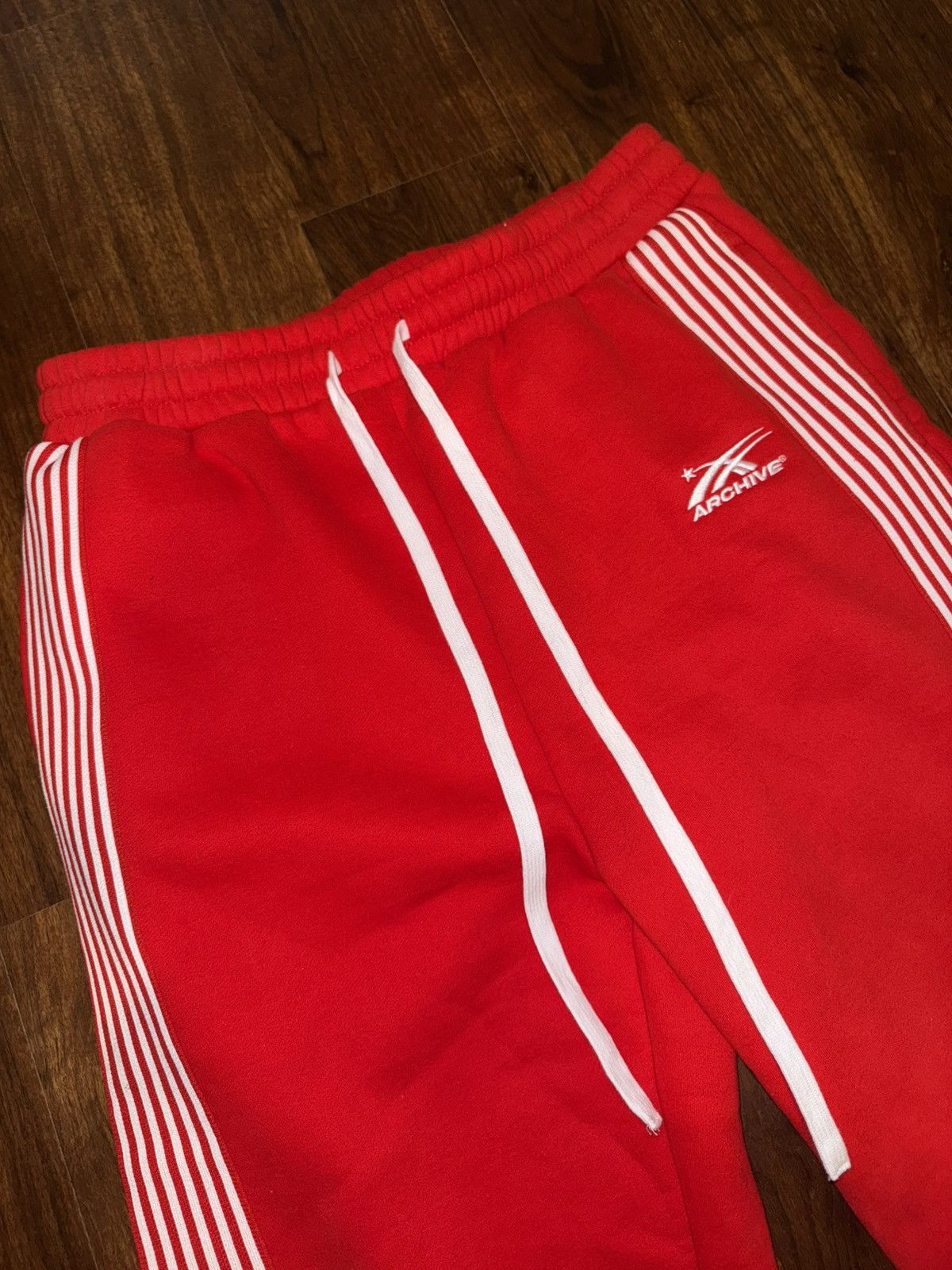 HYPEDEPT ARCHIVE ESSENTIAL WIDELEG SWEATPANTS RED Size US 34 / EU 50 - 3 Thumbnail