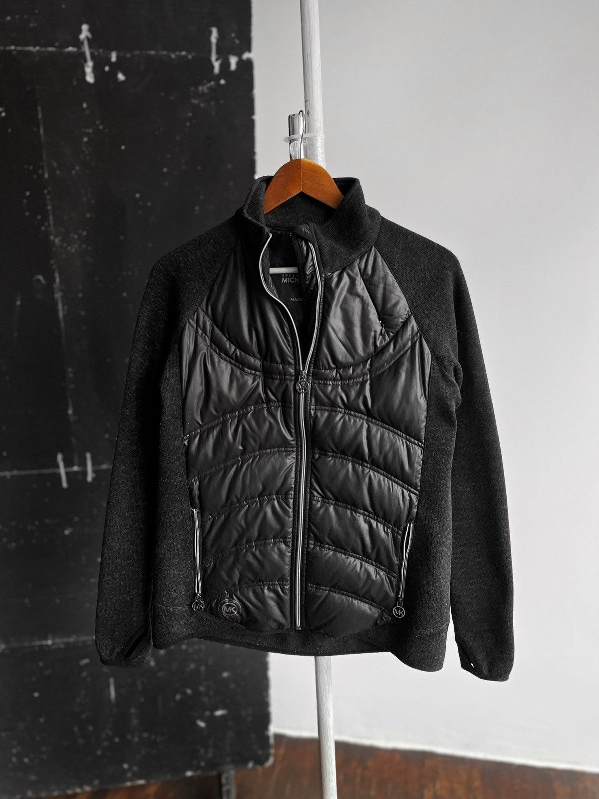 Designer × Michael Kors Michael Kors Womens Premium Black Long Sleeve Hybrid Jacket Size M / US 6-8 / IT 42-44 - 1 Thumbnail