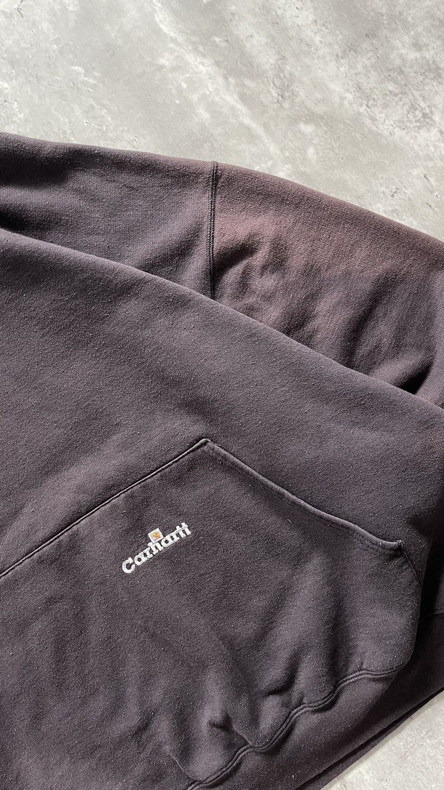 Carhartt × Vintage VINTAGE 1990S FADED CARHARTT HOODIE Size US XXL / EU 58 / 5 - 4 Thumbnail