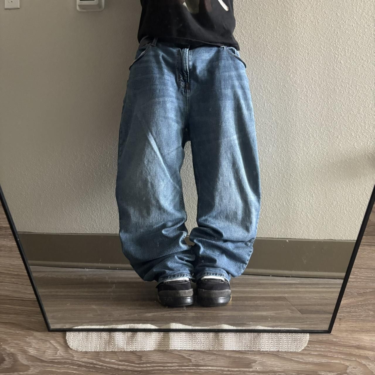 Old Navy Crazy Vintage Y2K/2000s Baggy Medium Wash Old Navy Skater Loose Denim Jeans! 42x30 Size US 42 / EU 58 - 1 Thumbnail