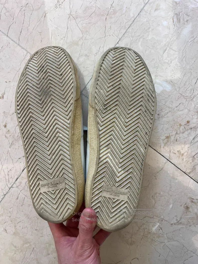 Saint Laurent Paris Saint Laurent Paris White Sneakers Size US 7 / EU 40 - 4 Thumbnail