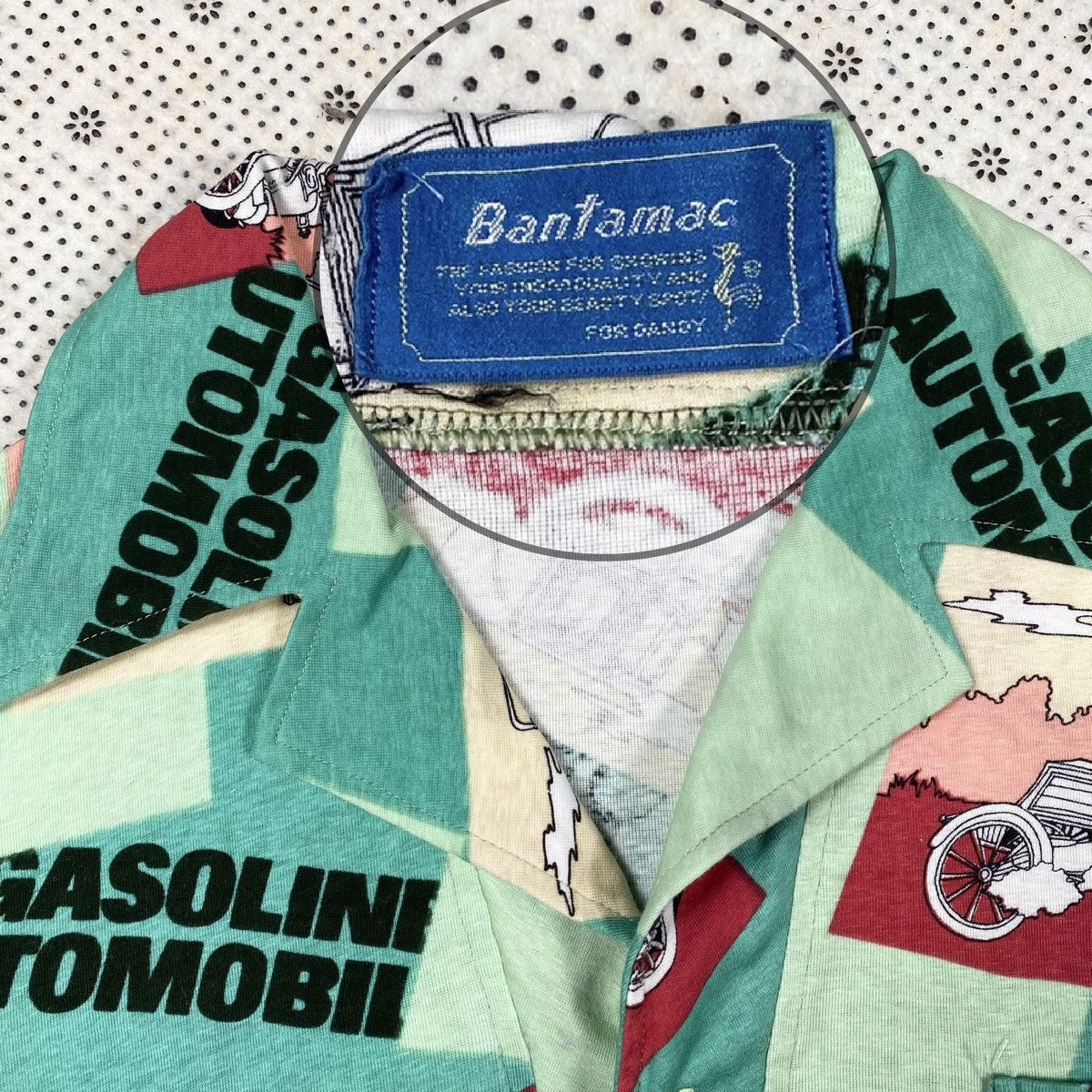 Vintage Vintage Rockabilly 70s Style Fullprint Shirt By Bantamac Size US S / EU 44-46 / 1 - 3 Thumbnail