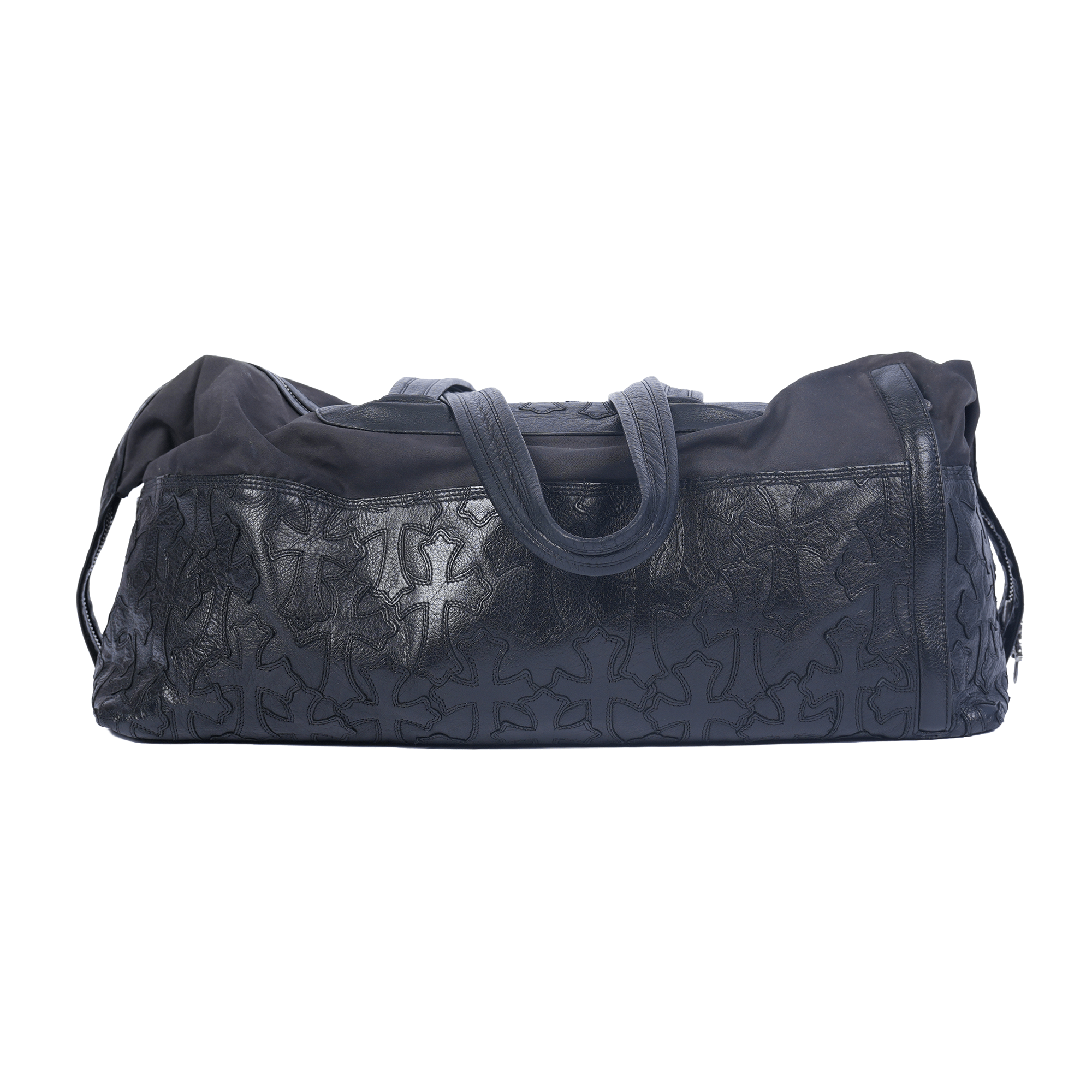 Chrome Hearts CHROME HEARTS BLACK LEATHER PATCH DUFFLE BAG Size ONE SIZE - 1 Thumbnail