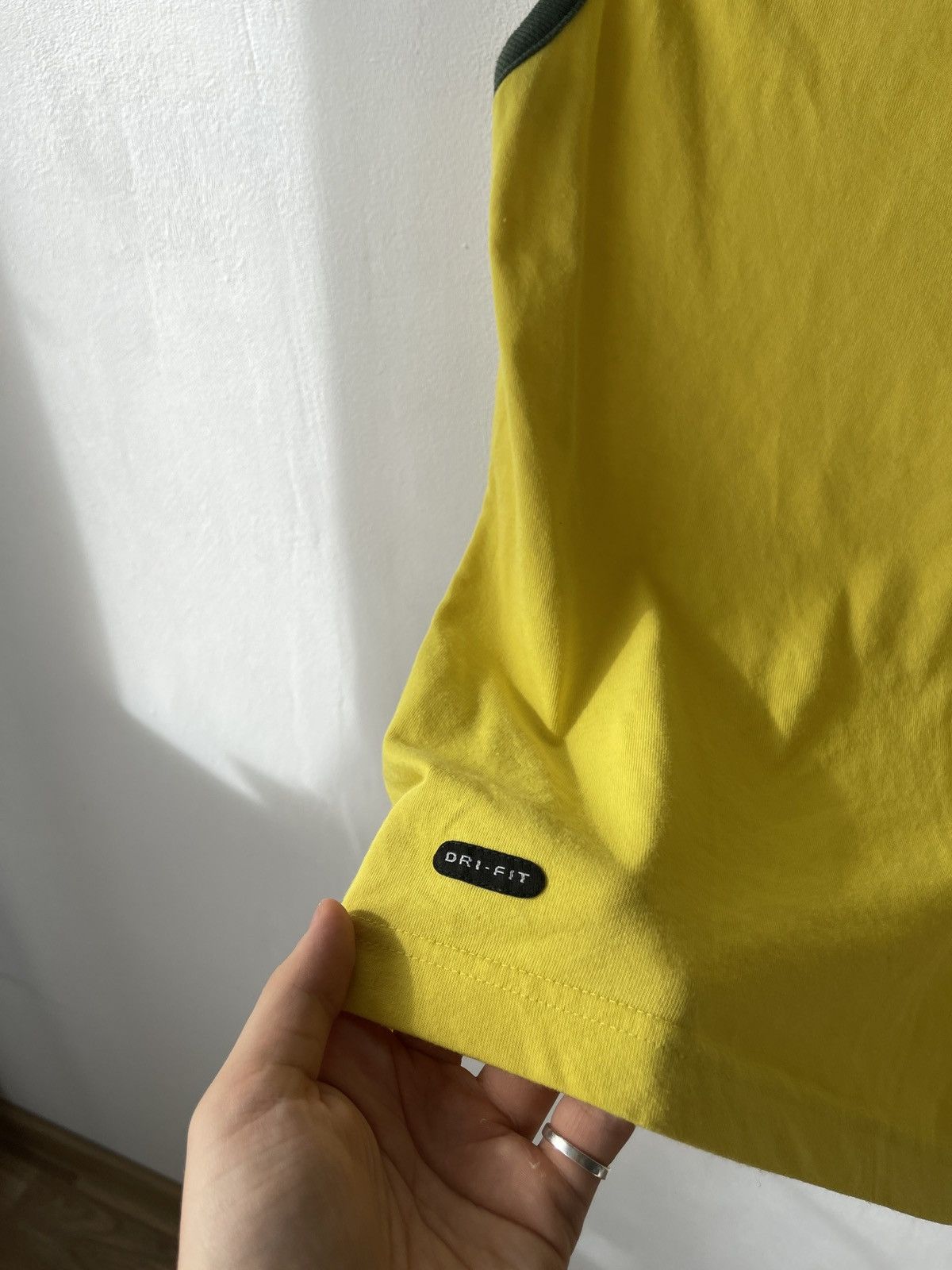Nike Nike Brasil Football Soccer Yellow Cotton Vest Size S Size US S / EU 44-46 / 1 - 7 Thumbnail