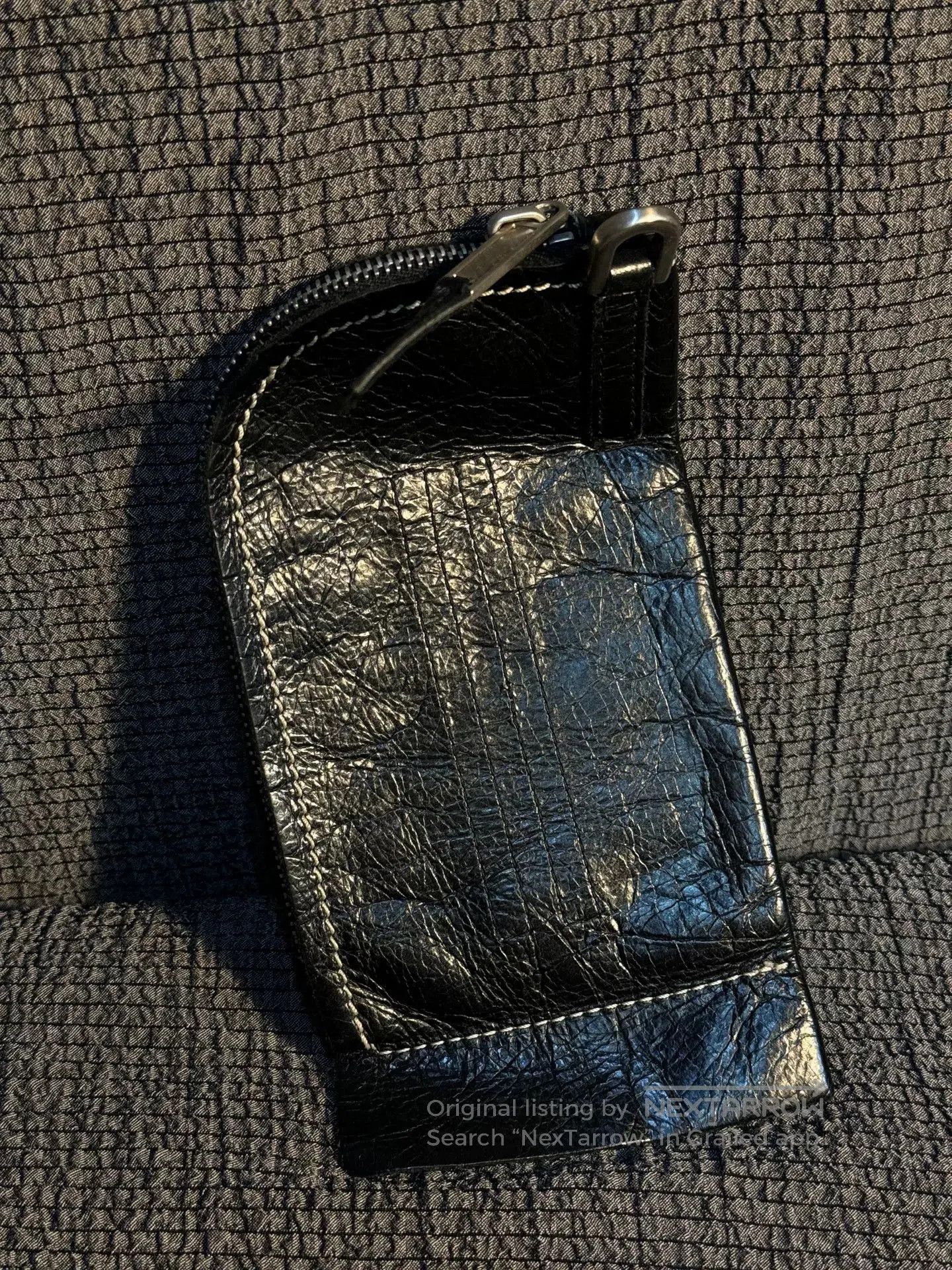 Rick Owens Rick Owens Leather Black Card Holder. Size ONE SIZE - 5 Thumbnail