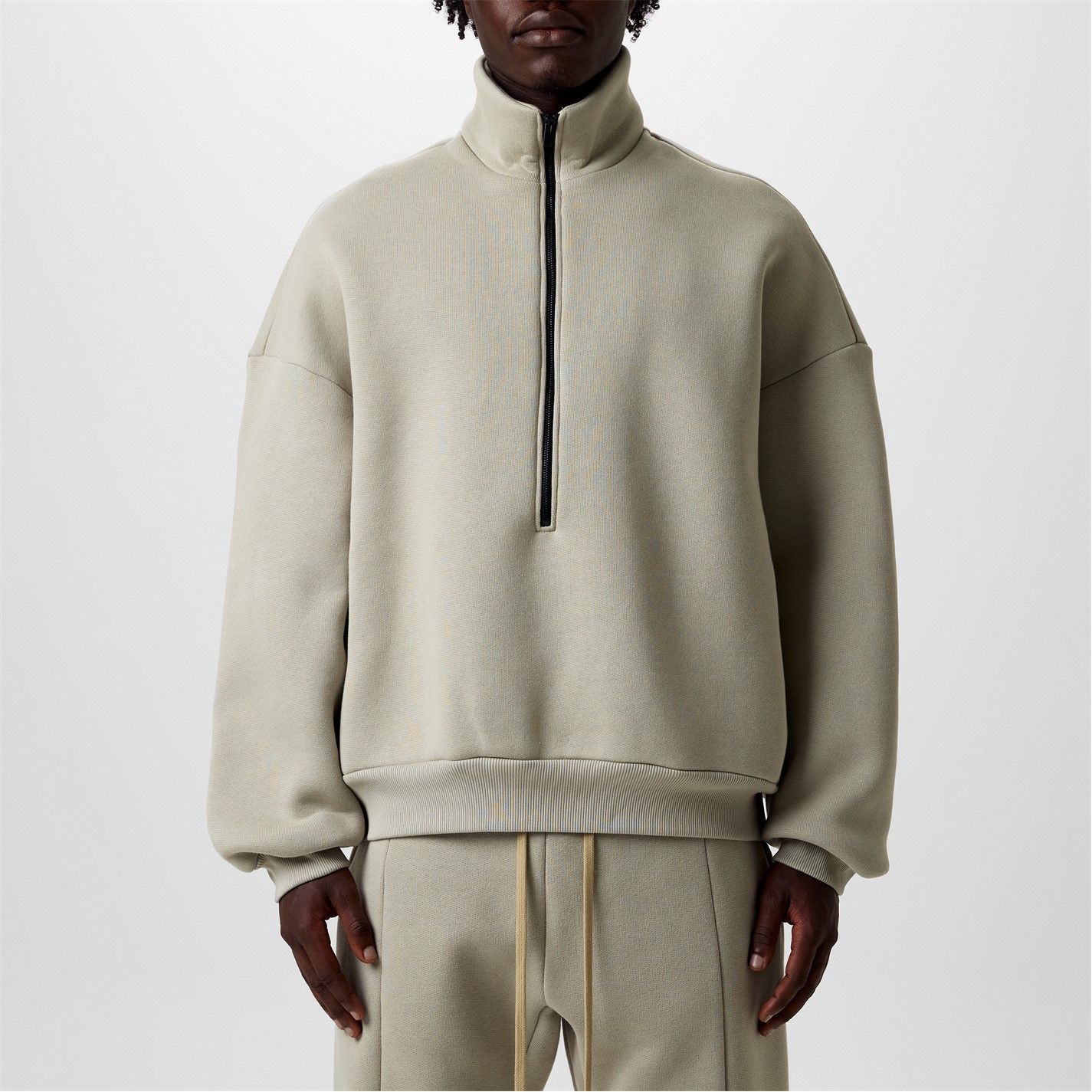 Fear of God Half Zip Sweatshirt Size US L / EU 52-54 / 3 - 1 Thumbnail