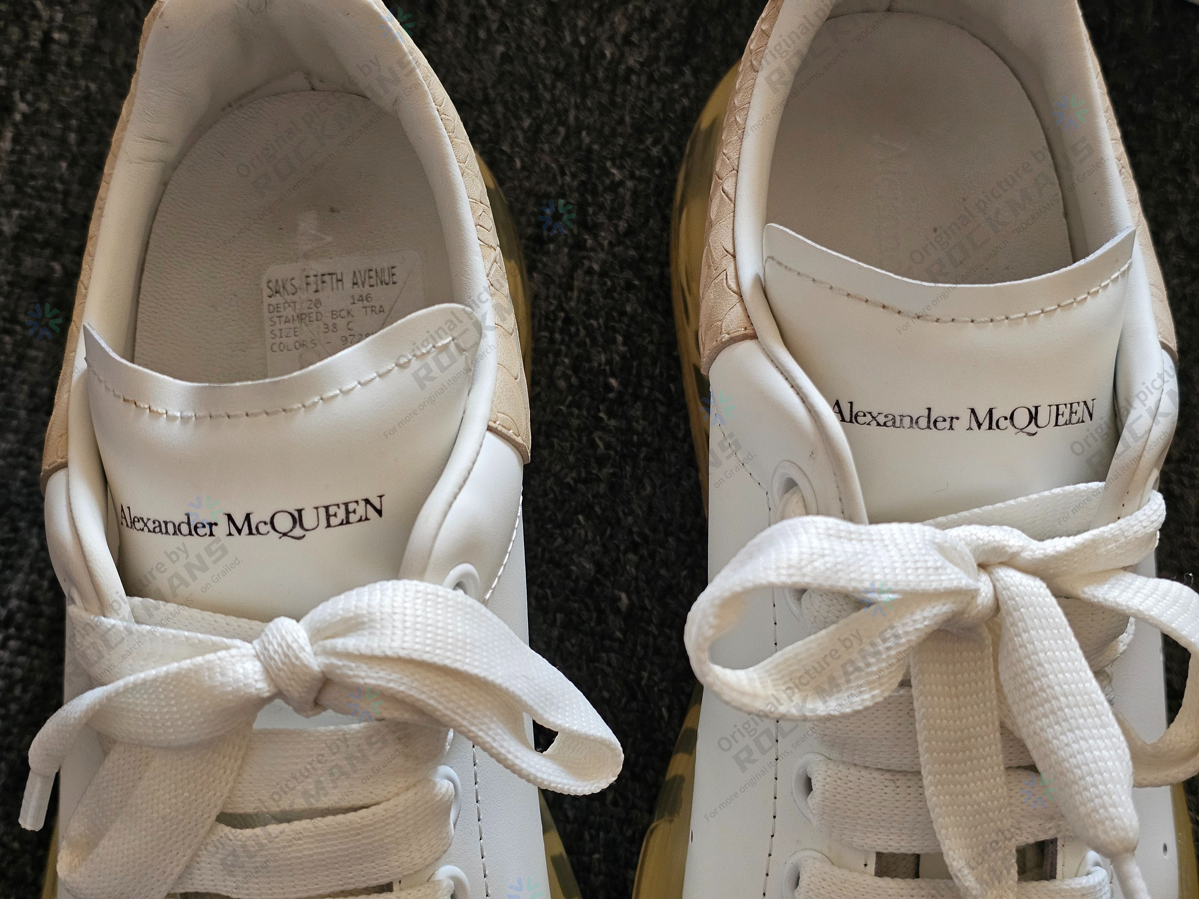Alexander McQueen Alexander McQueen Oversized Clear Sole Sneakers Size 38 Size US 8 / IT 38 - 4 Thumbnail