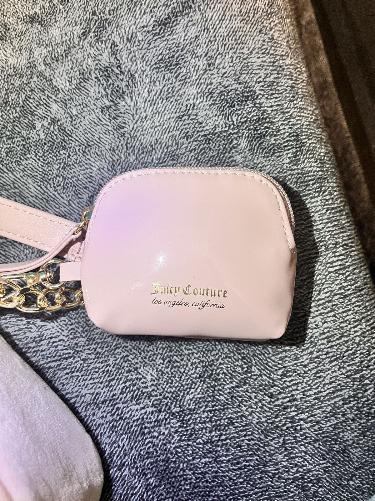 Juicy Couture NWT ‘Juicy Couture’ Pink Mini Crossbody Bag W/ Coin Pouch Size ONE SIZE - 3 Thumbnail