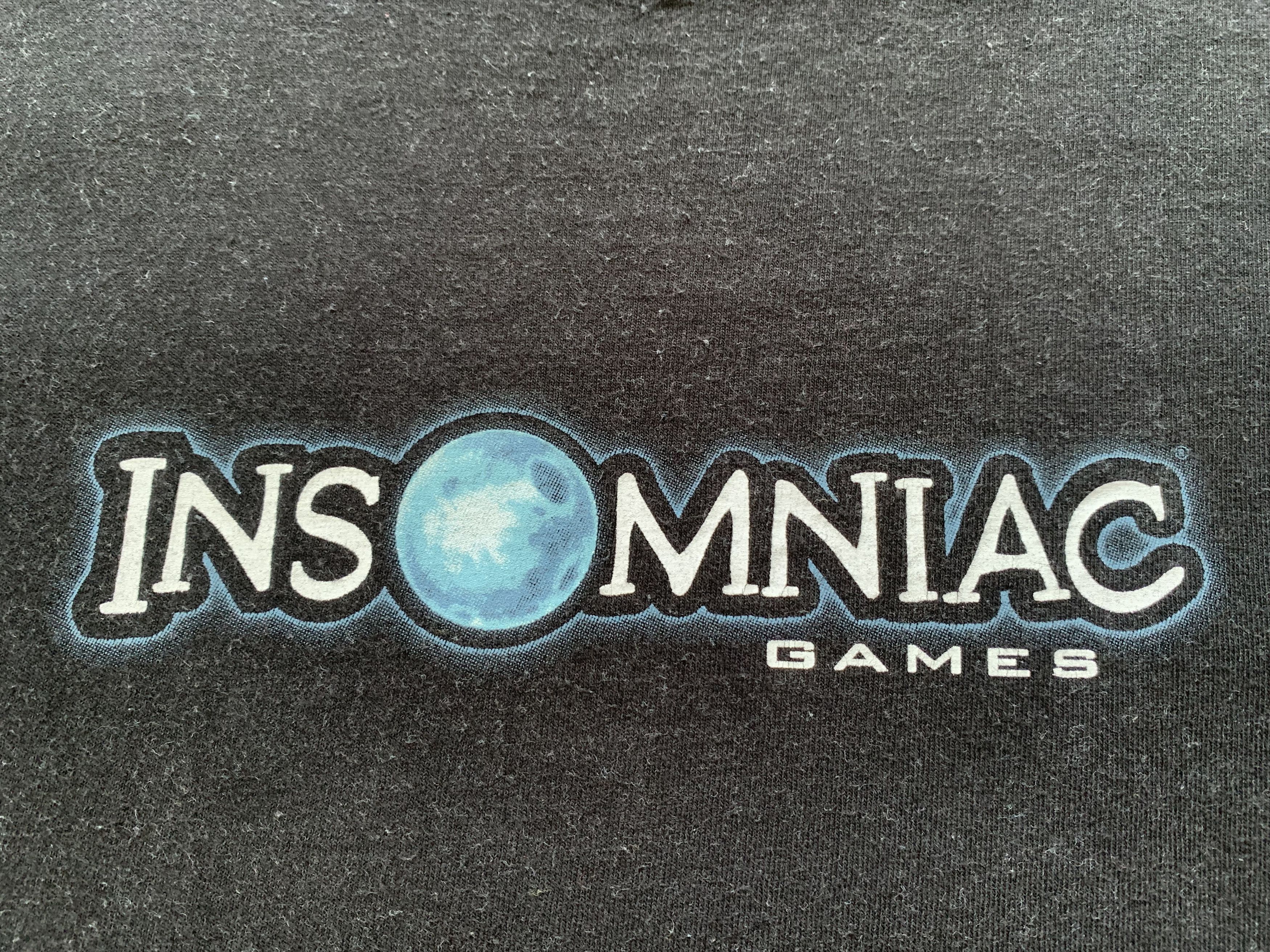 Hanes × The Game × Vintage Hanes Vintage Insomniac Games Promo T-Shirt Size US L / EU 52-54 / 3 - 5 Thumbnail