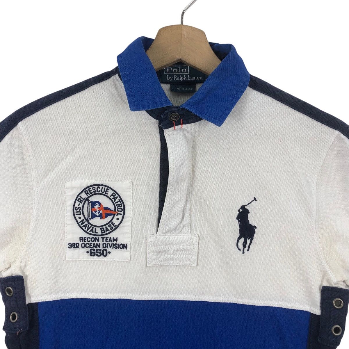 Polo Ralph Lauren Vintage POLO RALPH LAUREN Rescue Patrol Recon Tee Shirt Top Size XS / US 0-2 / IT 36-38 - 2 Thumbnail