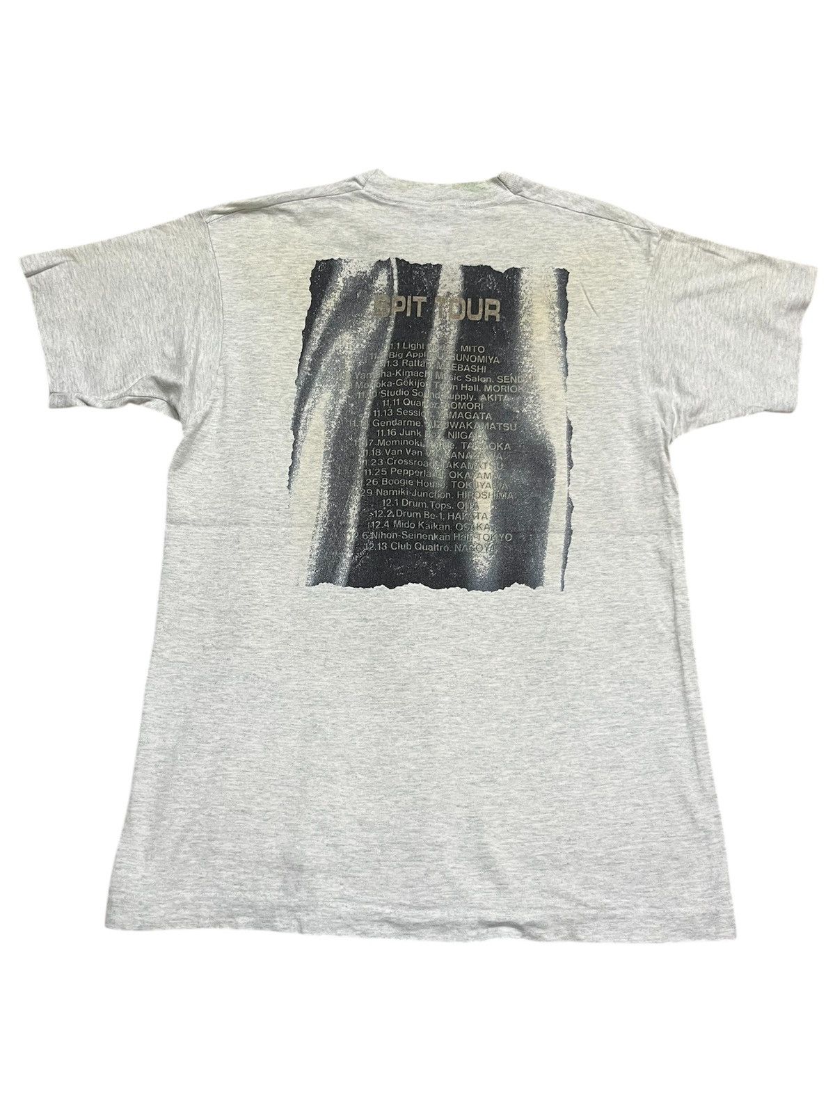 Band Tees Rare Vintage 1993 Outrage Spit Tour Distressed Band T-Shirt Size US L / EU 52-54 / 3 - 2 Thumbnail