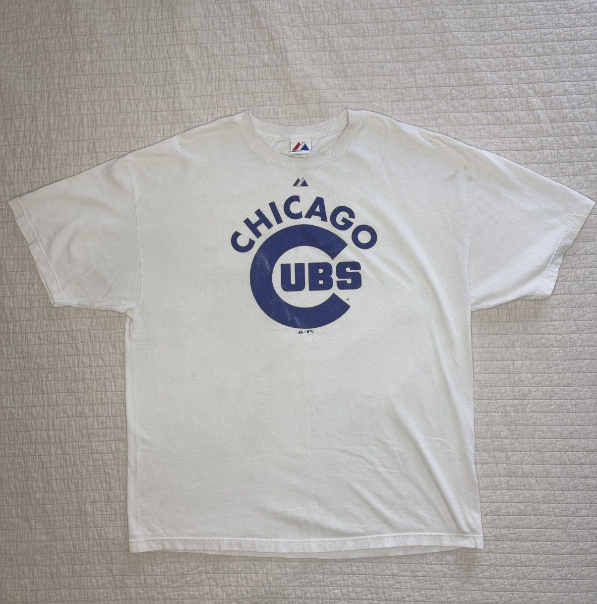 Majestic Chicago Cubs Big C T-Shirt Size 2XL Size US XXL / EU 58 / 5 - 2 Thumbnail