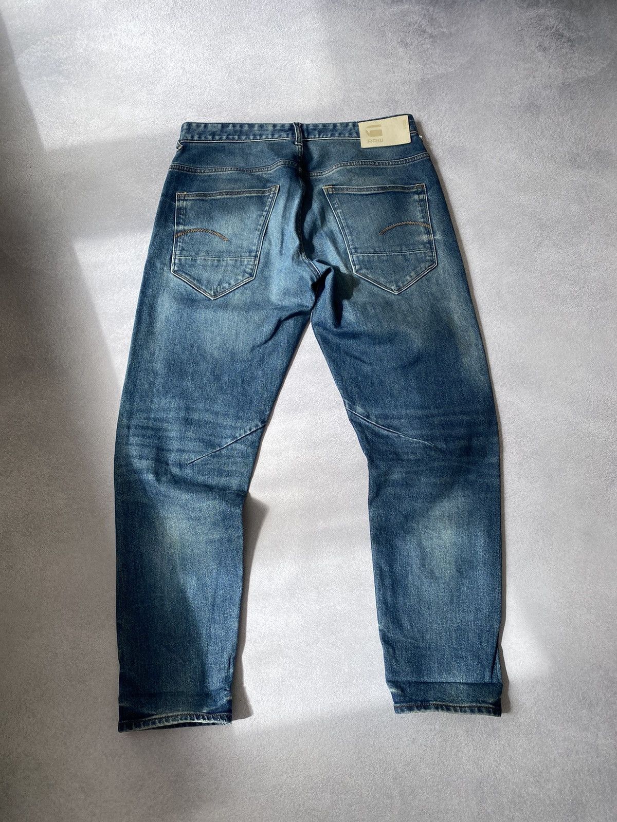 G-Star × Vintage Vintage G Star Raw PatchWork denim blue jeans Size US 33 - 12 Thumbnail
