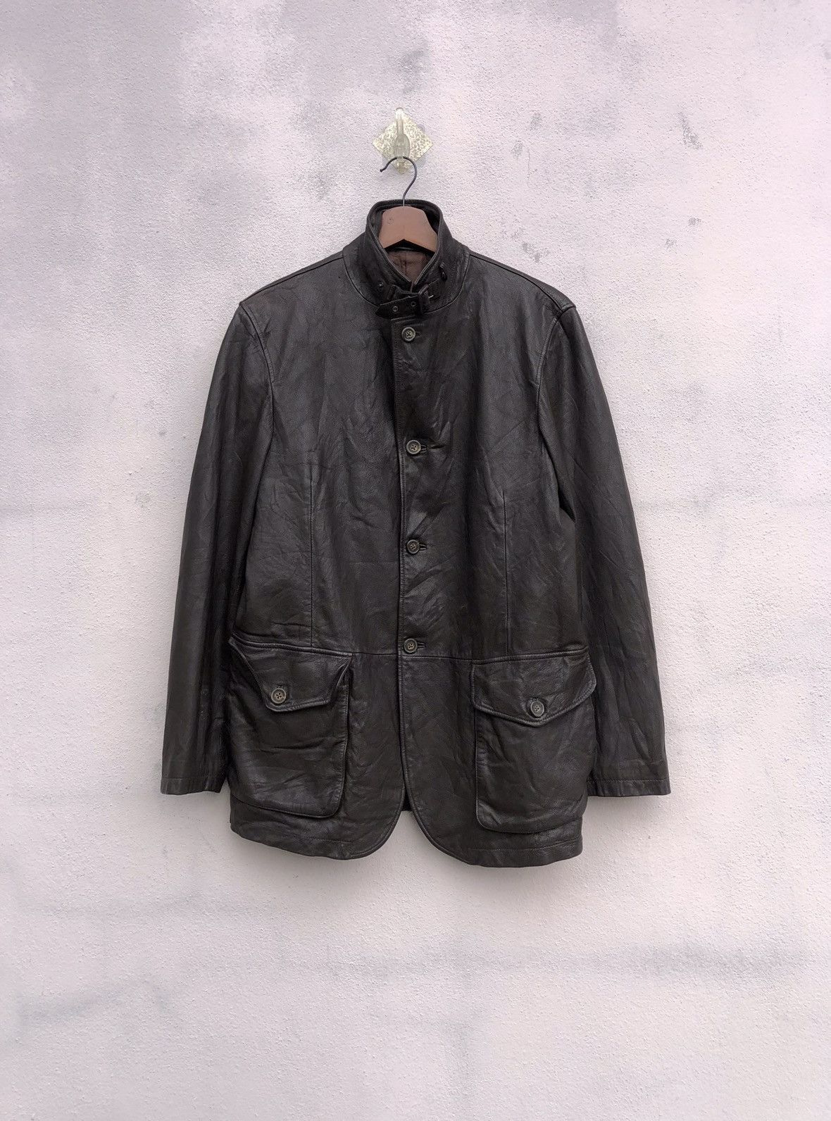 Paul Smith Paul Smith Leather Jacket Size US XL / EU 56 / 4 - 1 Thumbnail