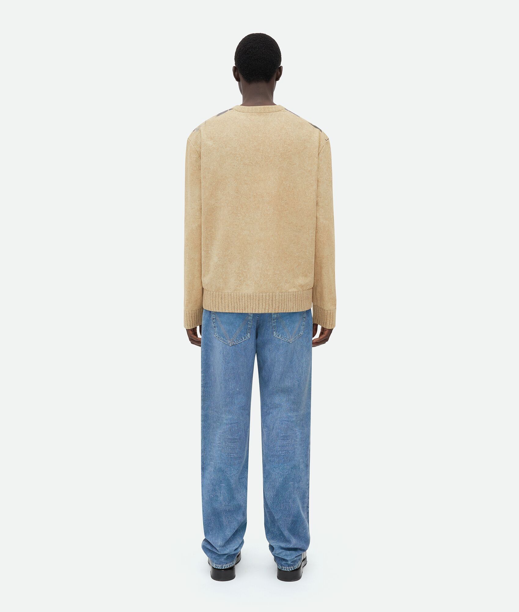 Bottega Veneta o1loc1c0125 738828 Printed Leather Jumper in Multicolor Size US M / EU 48-50 / 2 - 3 Thumbnail
