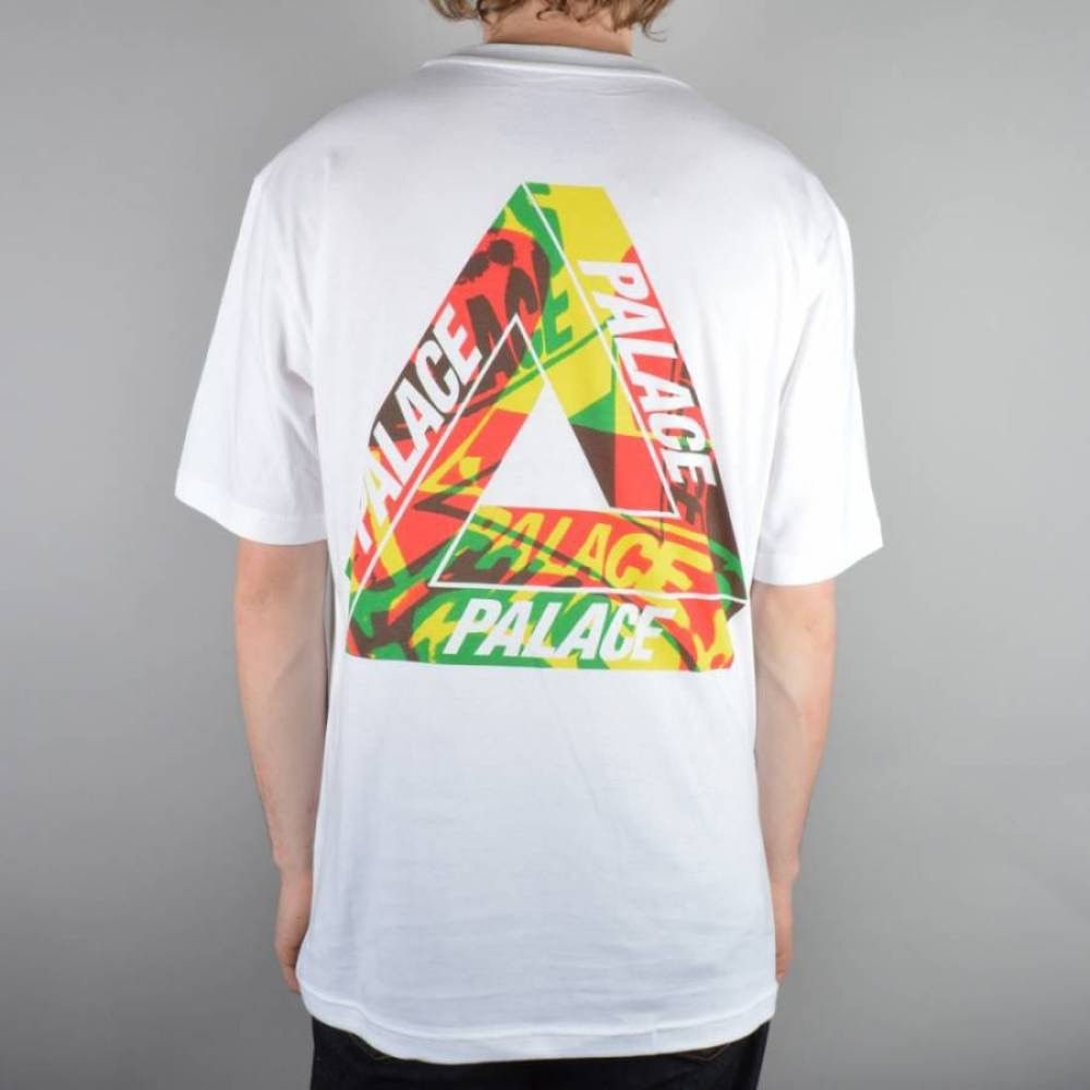 Palace Palace One Wave Rasta Tri Ferg Tee White Size US L / EU 52-54 / 3 - 3 Thumbnail