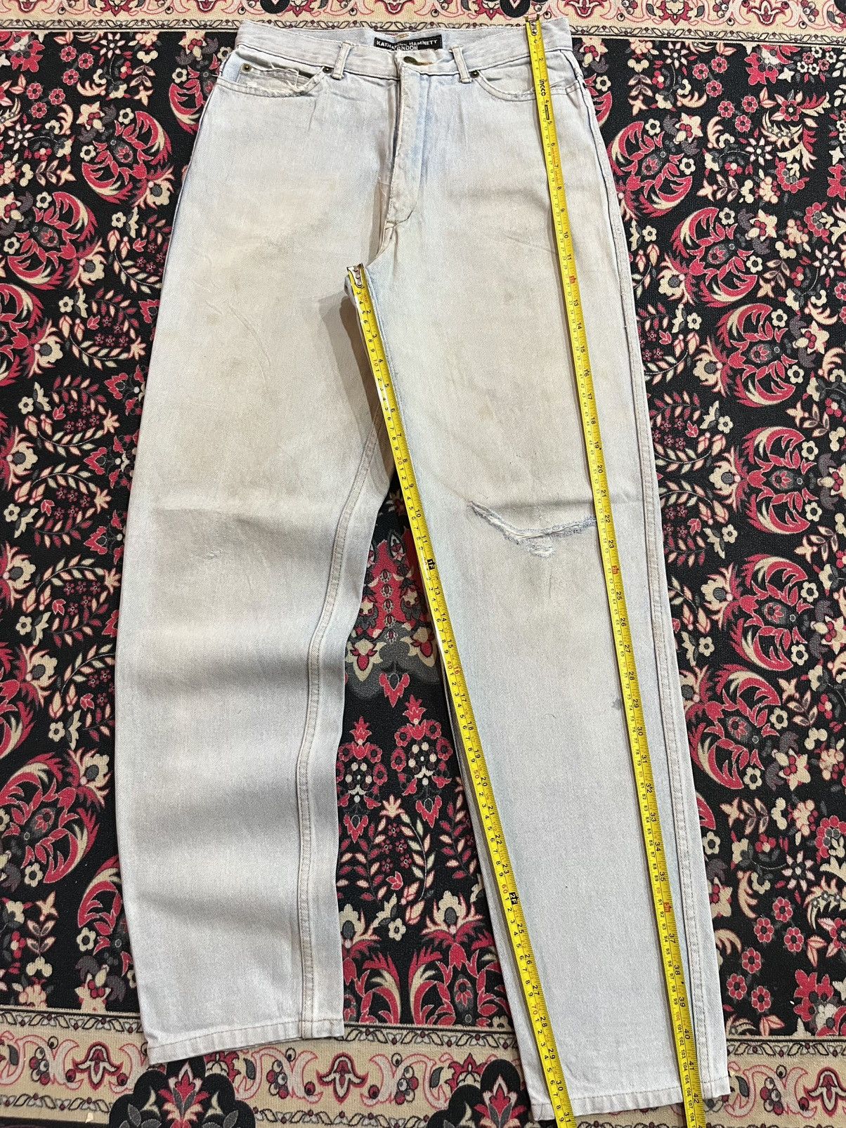 Katharine Hamnett London Katharine Hamnett London High Rise Light Blue Barrel Jeans Size 28" / US 6 / IT 42 - 11 Thumbnail