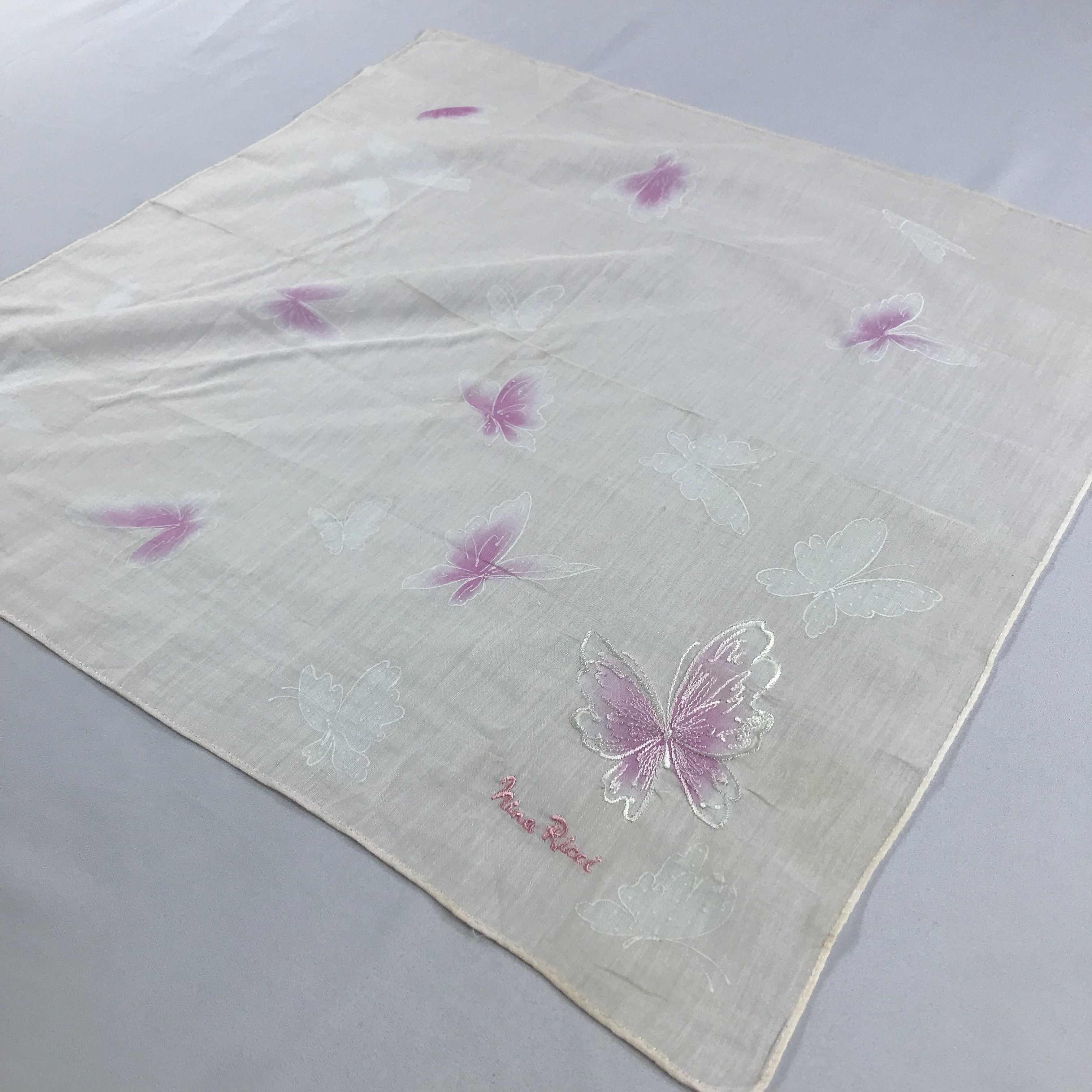 Nina Ricci × Vintage Nina Ricci Bandana / Handkerchief / Neckerchief - S2347 Size ONE SIZE - 2 Thumbnail