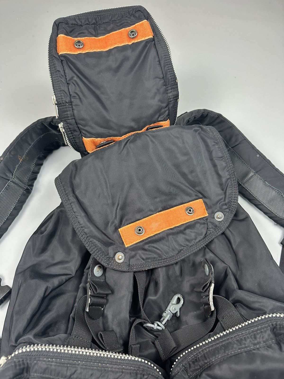 Porter 🔥Rare🔥 Vintage Porter-Yoshida & Co. Tanker Rucksack/Backpack Size ONE SIZE - 9 Thumbnail