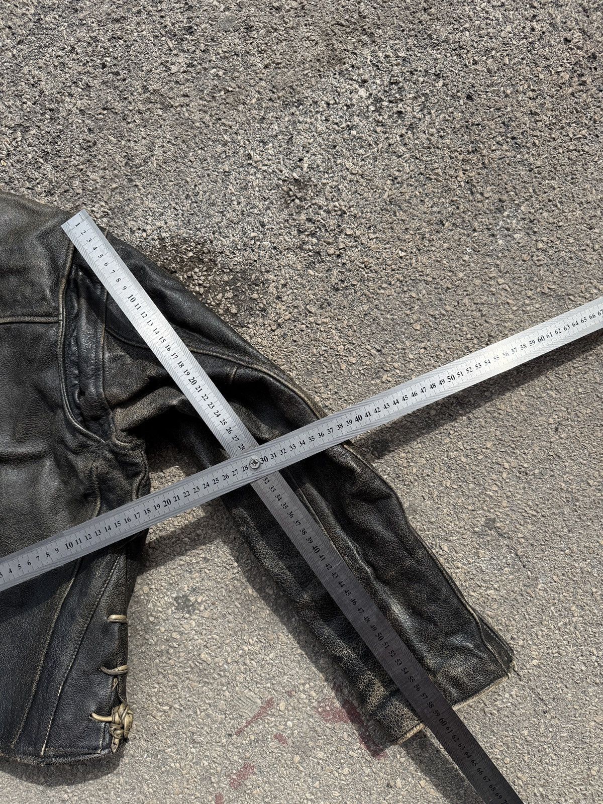Emporio Armani Emporio Armani Archive Distressed Leather Pilot EA Test Piec Size US L / EU 52-54 / 3 - 19 Thumbnail