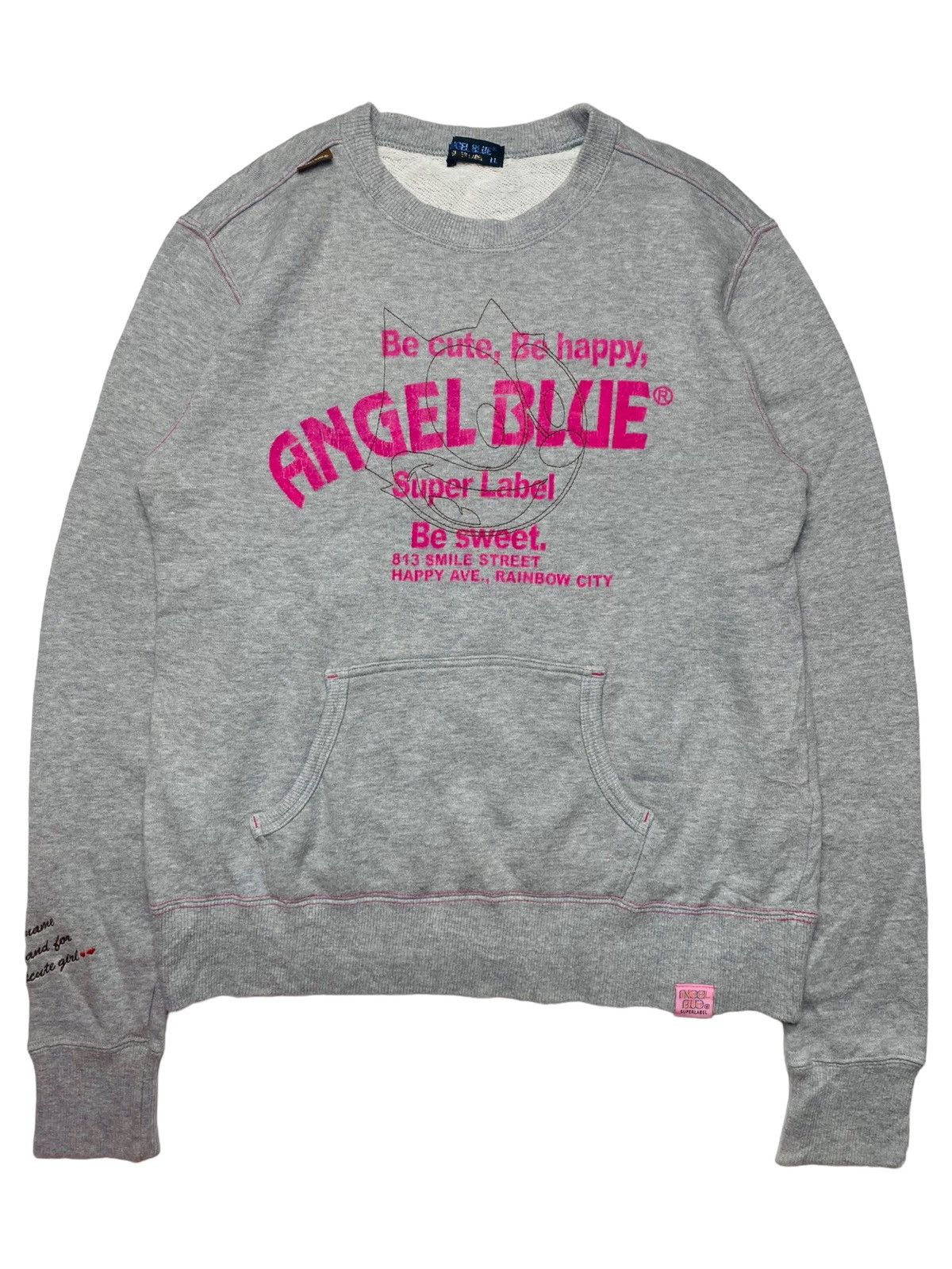 Angel Blue 2000s Angel Blue - Super Label Felix Sweatshirt Size US L / EU 52-54 / 3 - 1 Thumbnail