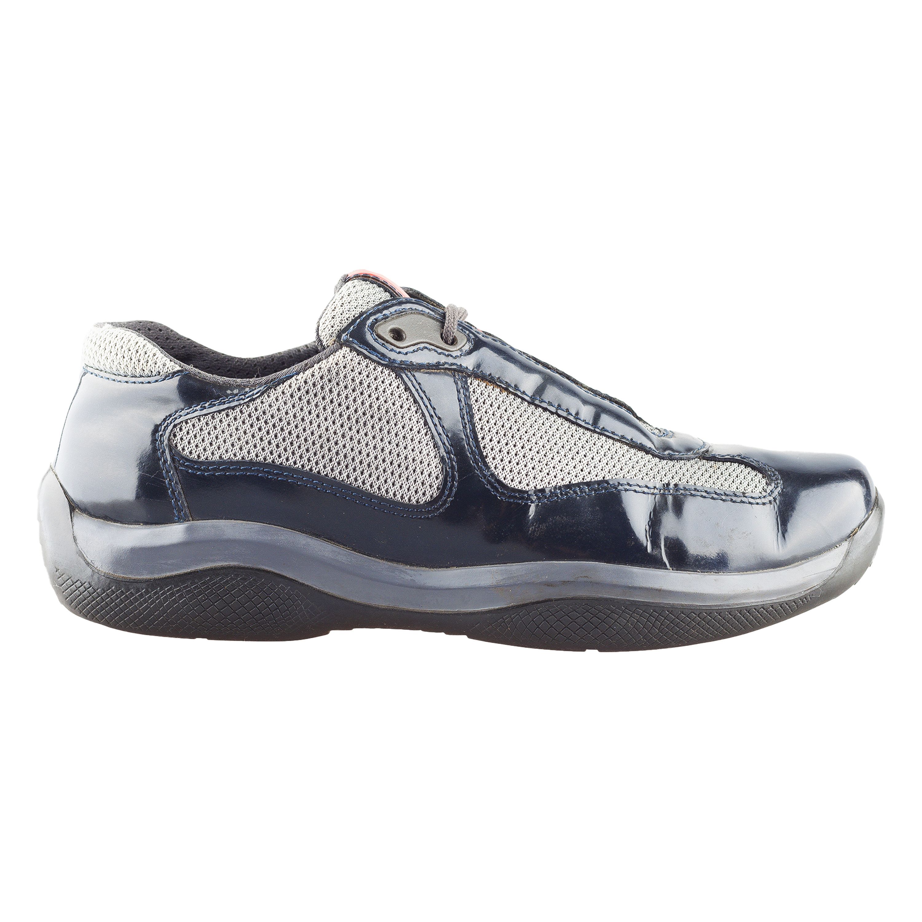 Prada Prada America’s Cup Dark Blue Vintage Sneakers (38 EU) Size US 5 / EU 37 - 2 Thumbnail