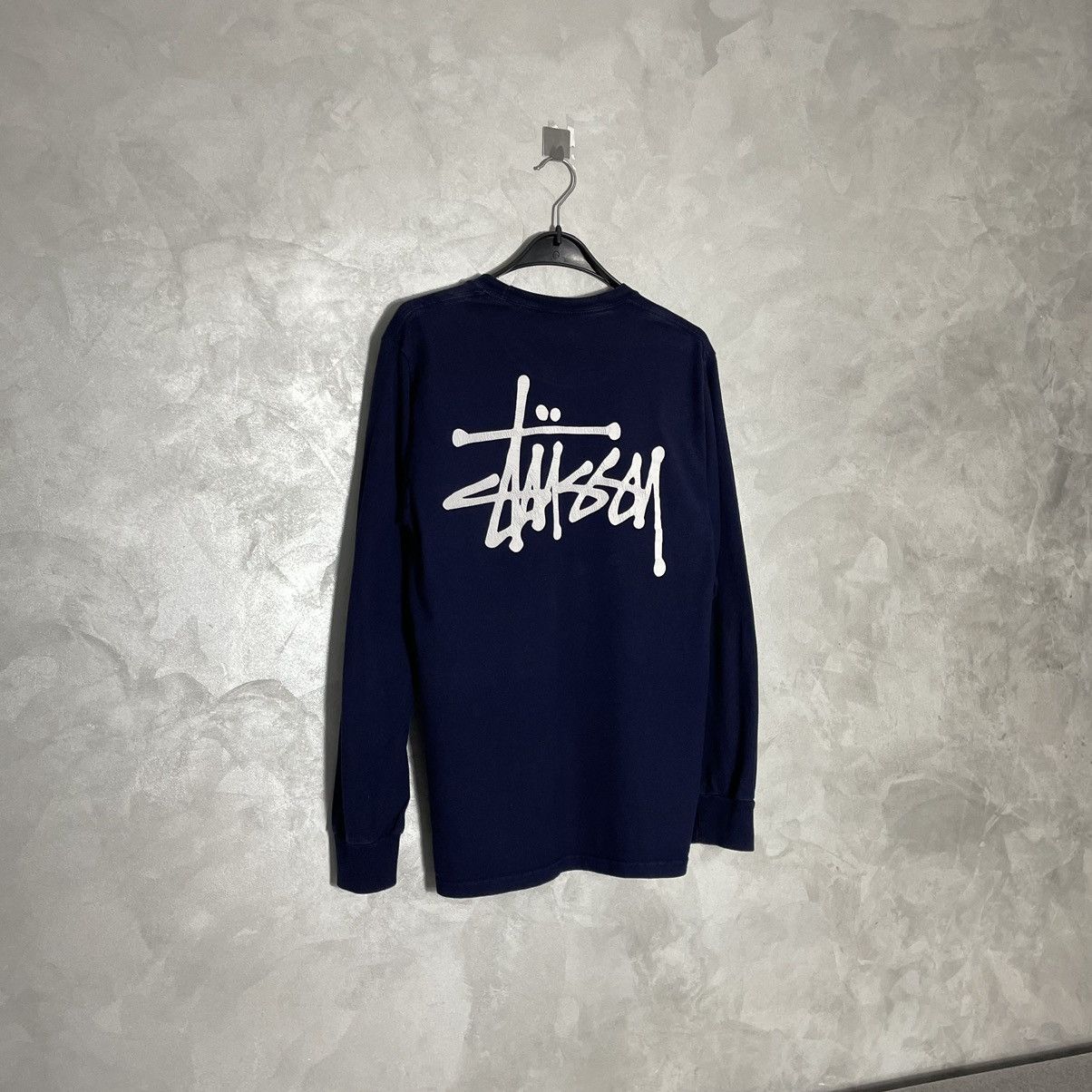 Stussy Stussy Mens Basic Logo Long Sleeve tee Size US S / EU 44-46 / 1 - 1 Thumbnail