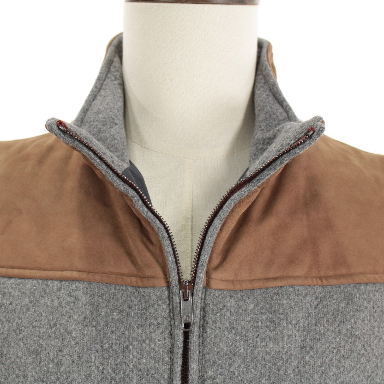 Luciano Barbera Luciano Barbera Vest Size M US In Gray Wool Size US M / EU 48-50 / 2 - 2 Thumbnail