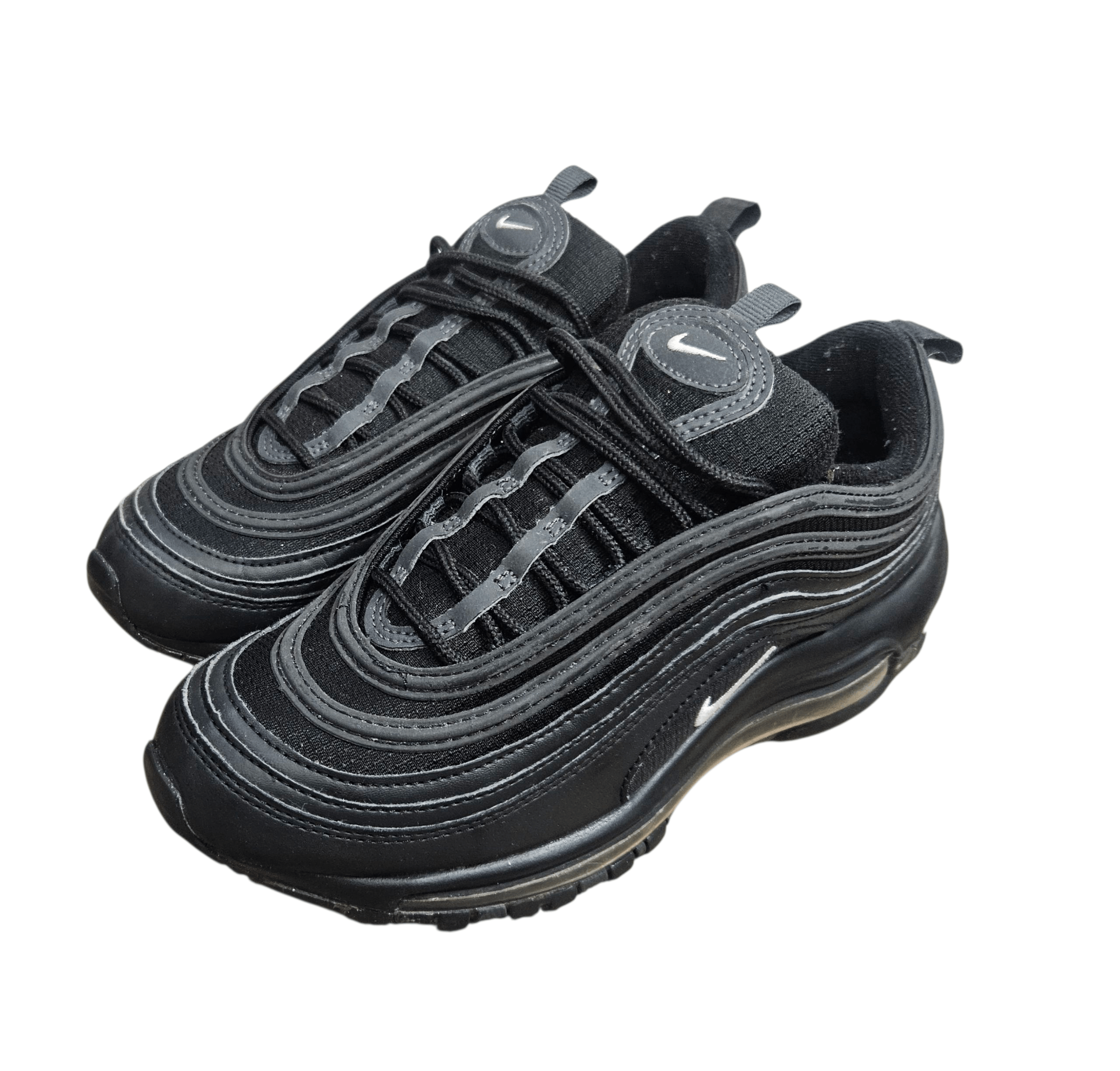 Nike 2021 Nike Air Max 97 GS "Black Antracite" Size US 6 / EU 39 - 3 Thumbnail