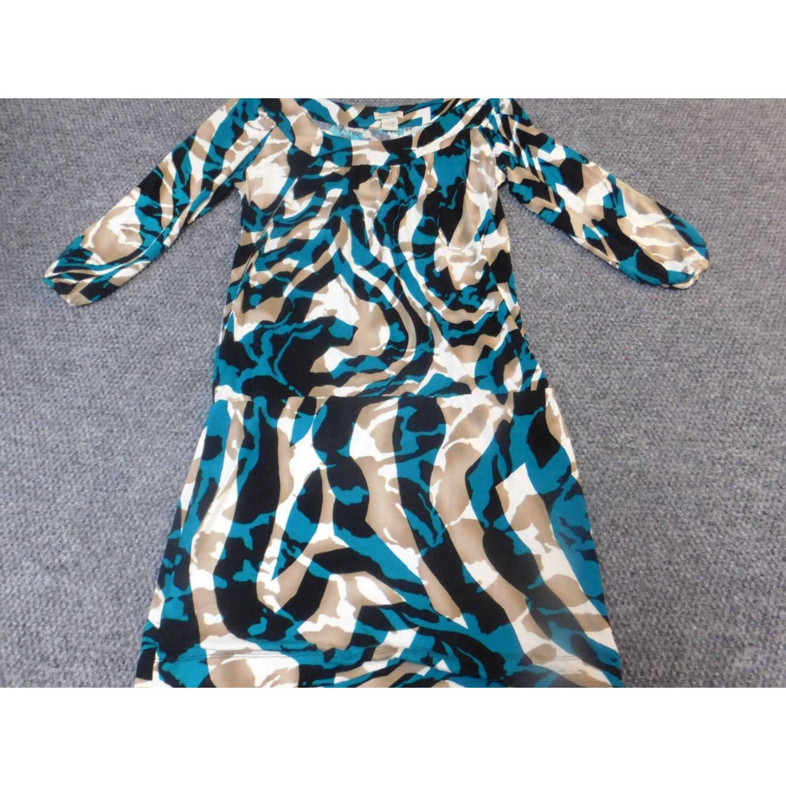 Vintage Vertigo Womens dress Medium long A-line Dress Family? Size M / US 6-8 / IT 42-44 - 2 Thumbnail