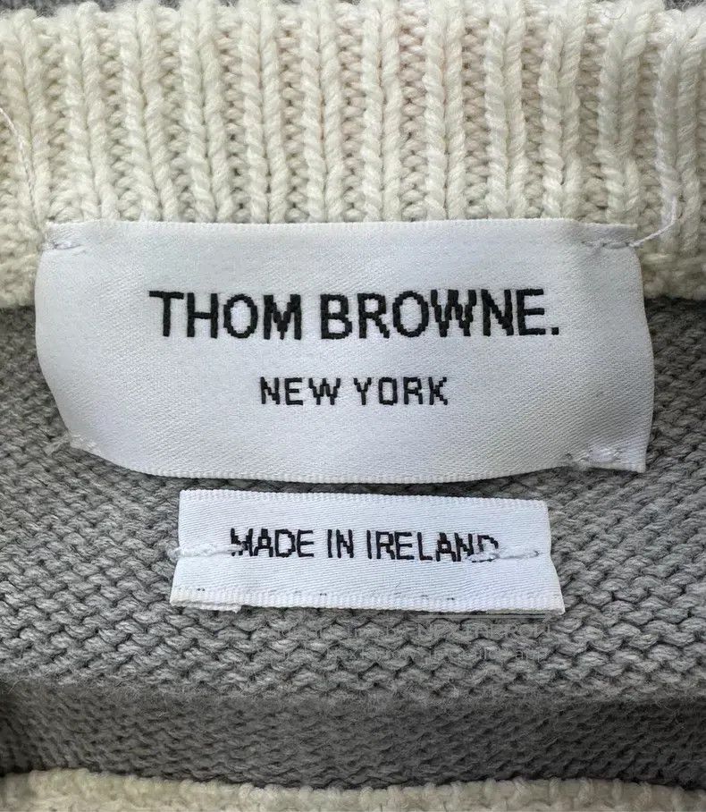 Thom Browne Thom Browne Gray striped four-bar knit short-sleeve Size US XXS / EU 40 - 3 Thumbnail