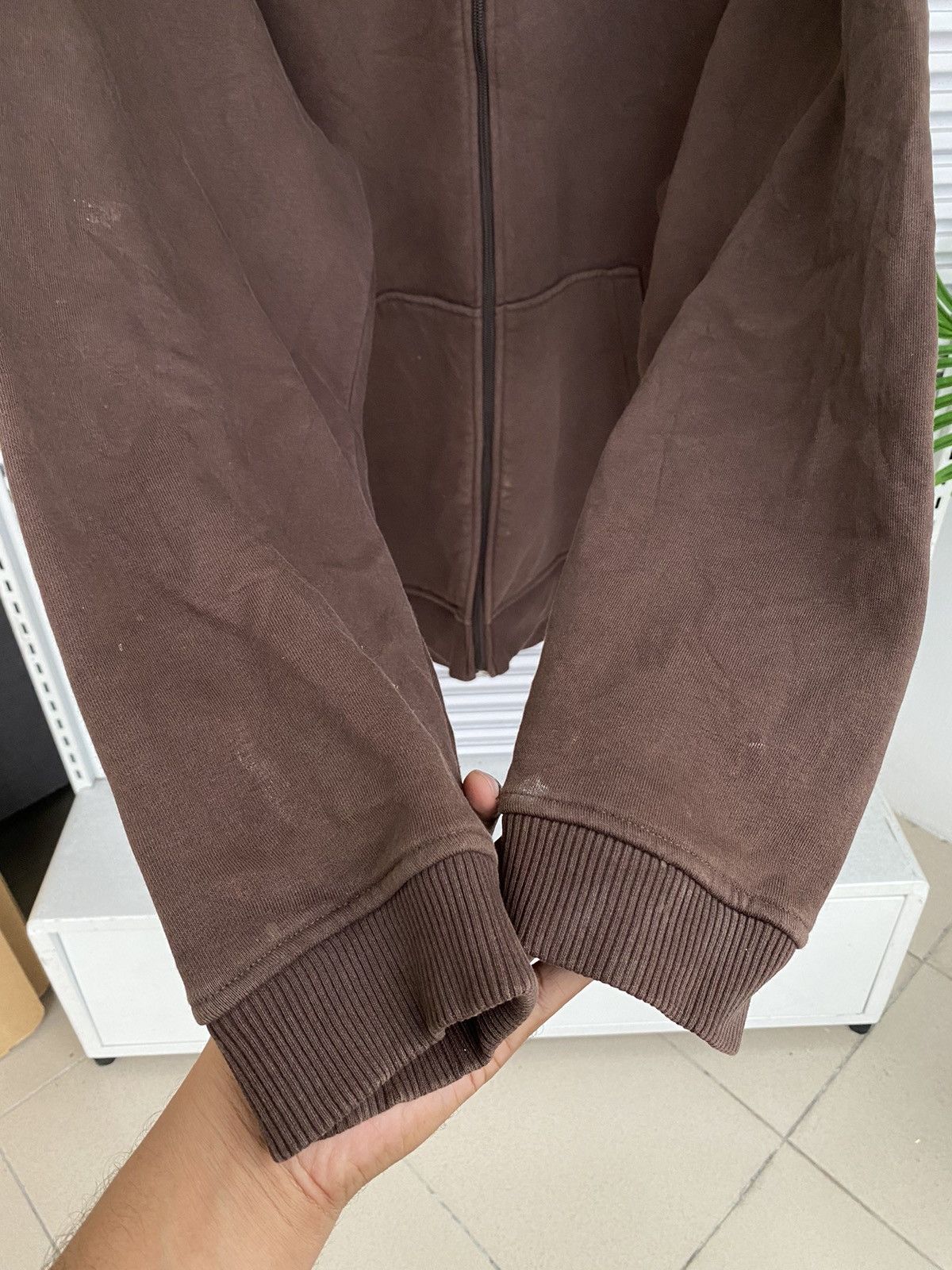 Reebok × Vintage Vintage Reebok Brown Hoodies Size US XXL / EU 58 / 5 - 5 Thumbnail