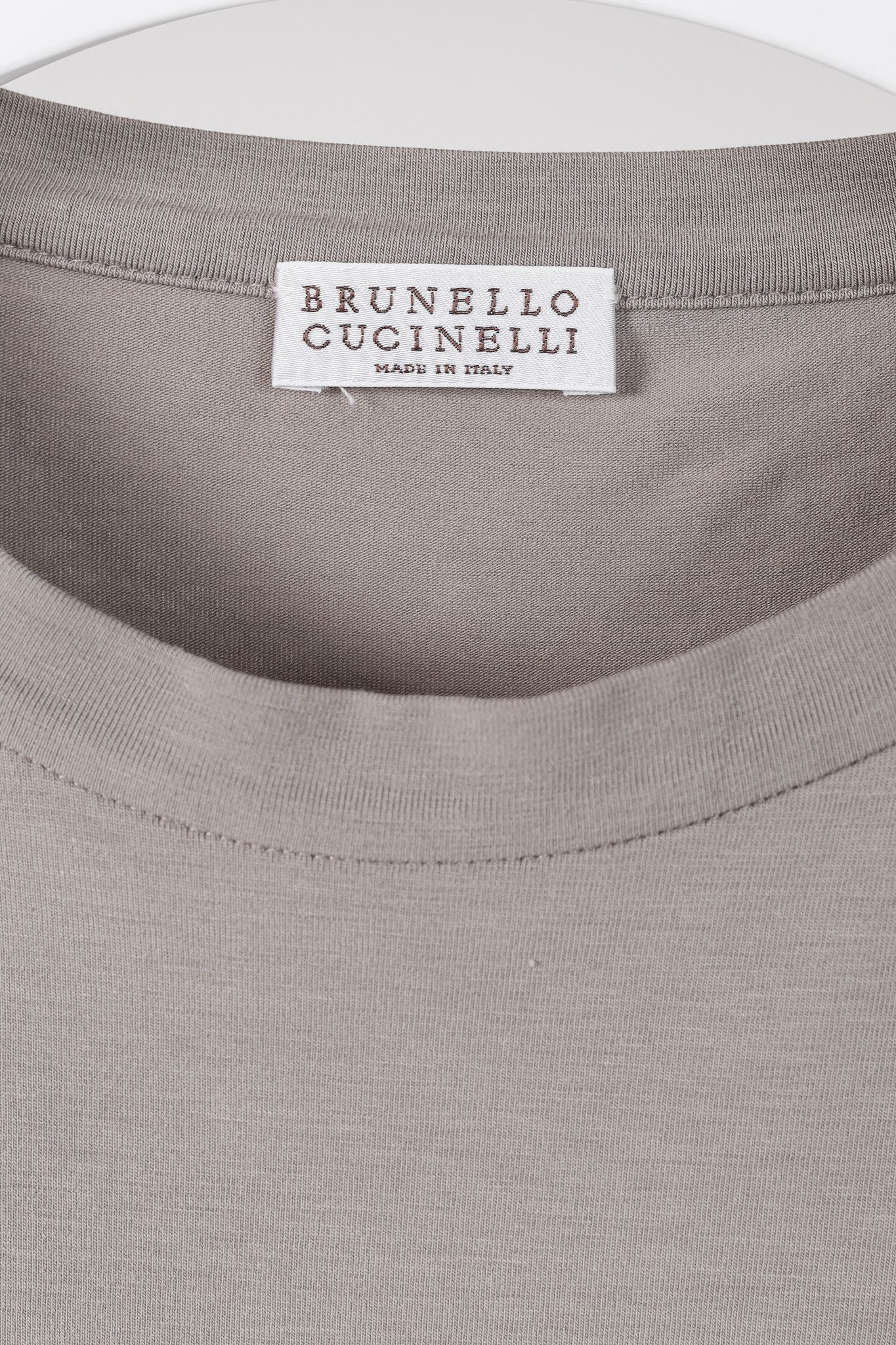 Brunello Cucinelli Brunello Cucinelli SS/16 Cotton Jersey Monili-Bead T-Shirt Size XL / US 12-14 / IT 48-50 - 4 Thumbnail